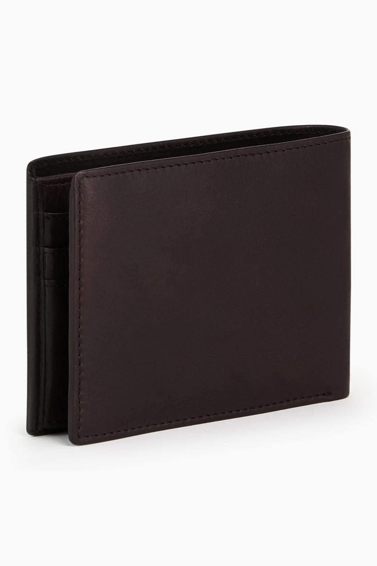 Brown oiled leather wallet - Image n°5