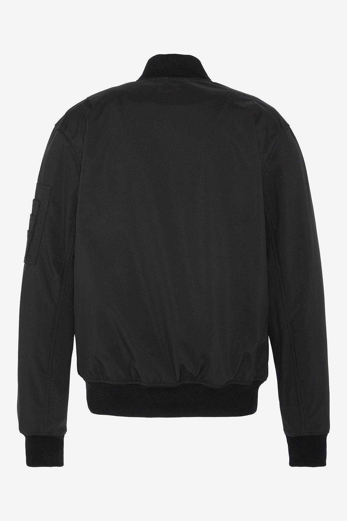 Black textile bombers for men - Image n°2