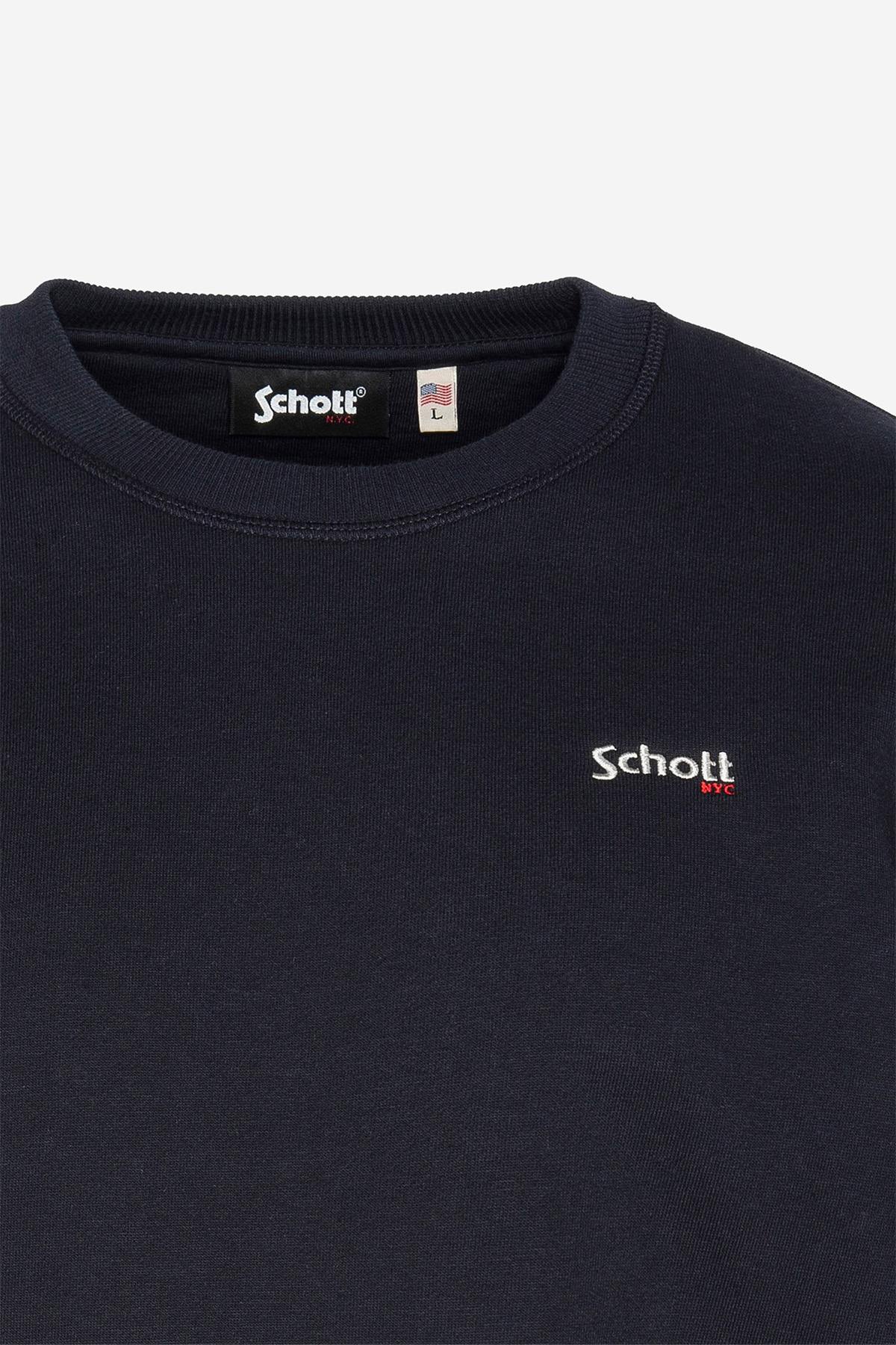 Navy crew neck sweatshirt - Image n°2