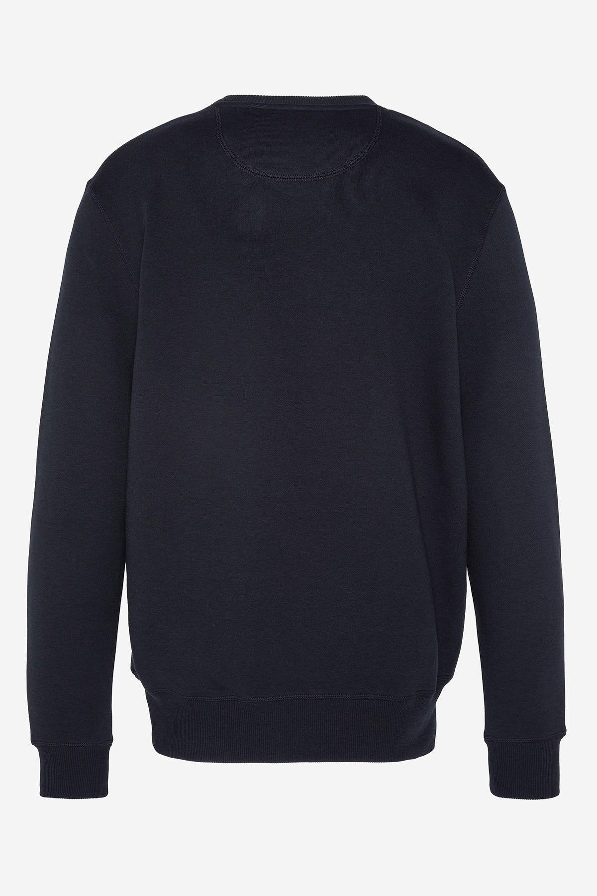 Navy crew neck sweatshirt - Image n°3