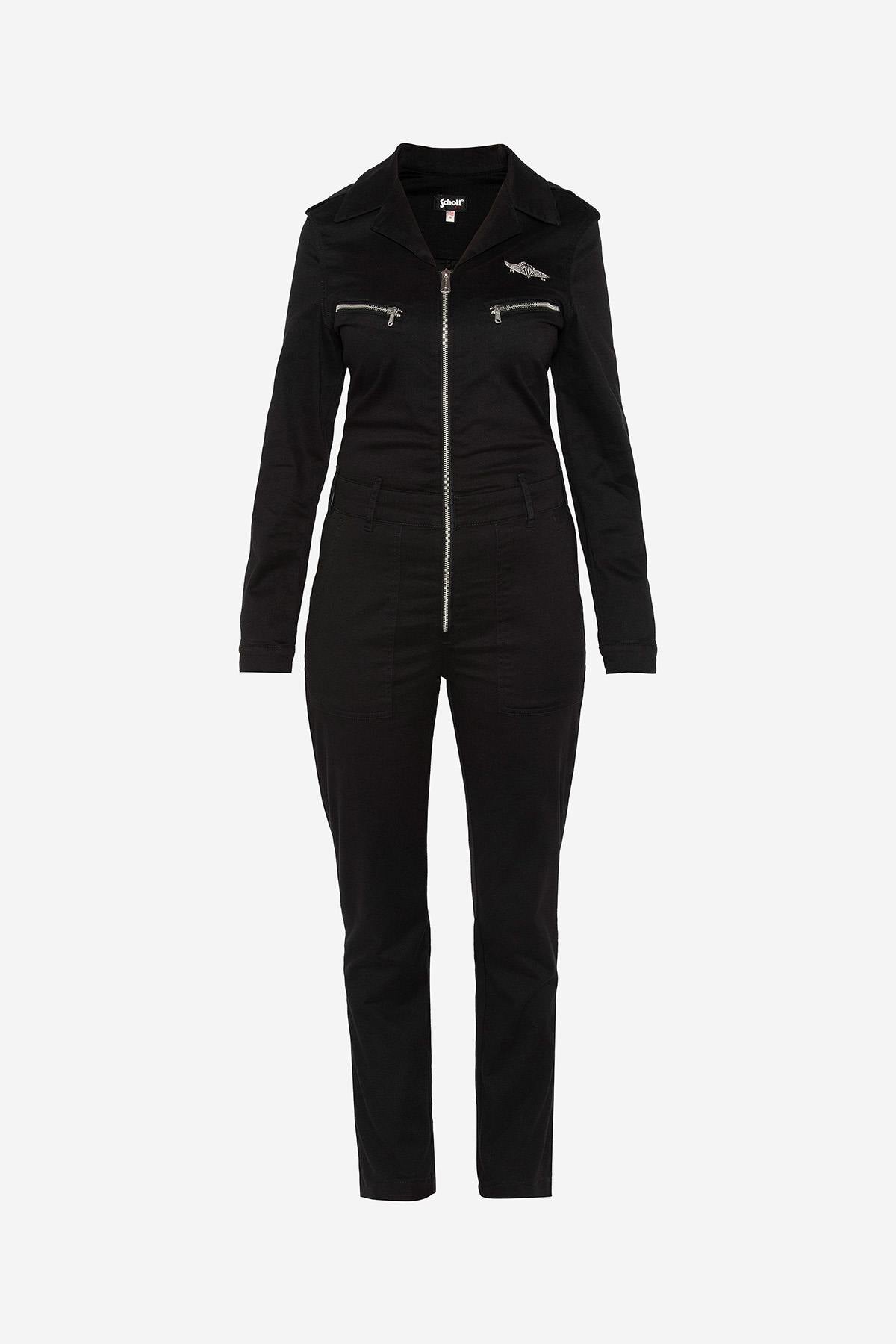 Light black jumpsuit for women - Image n°9