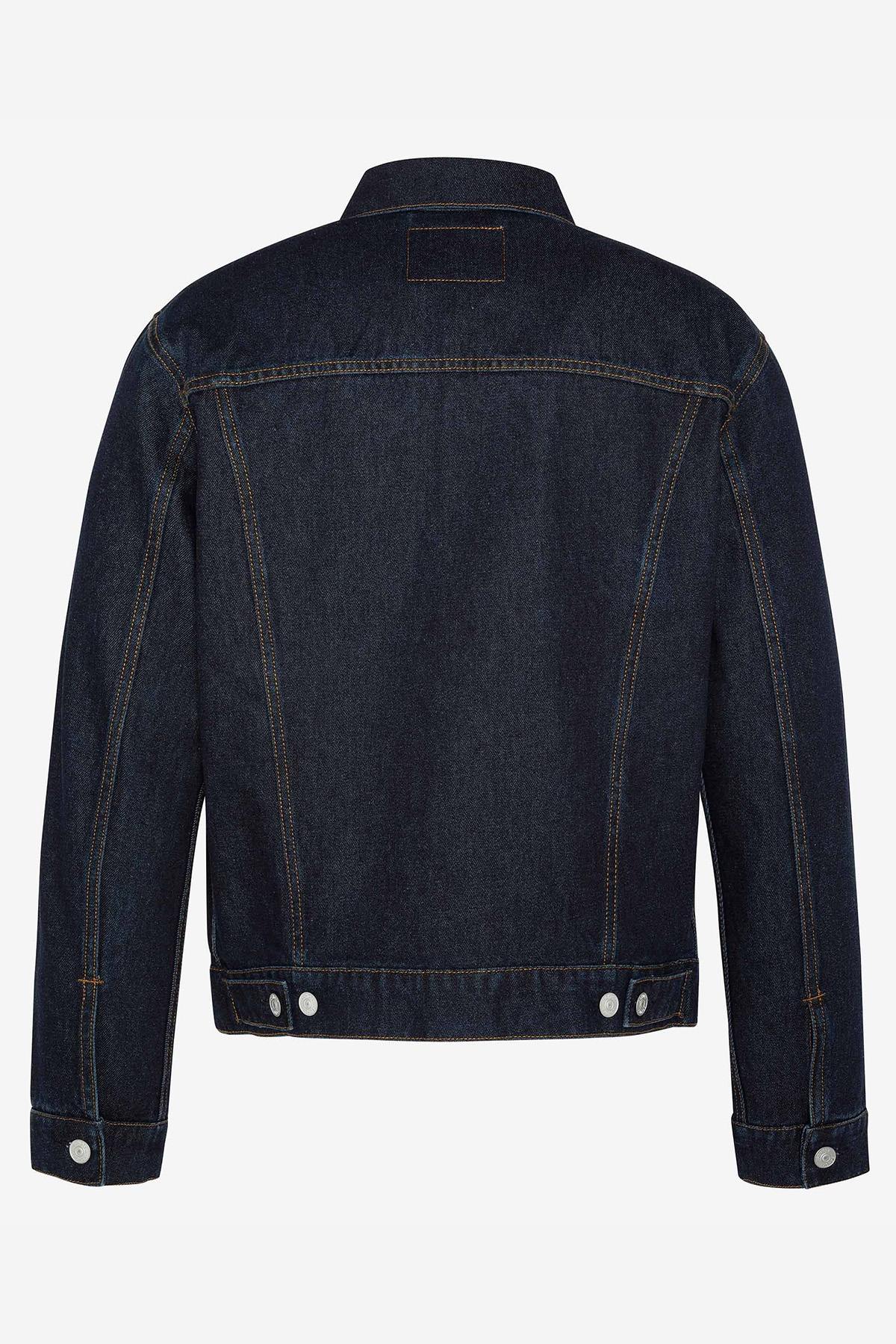 Cotton denim trucker jacket - Image n°5