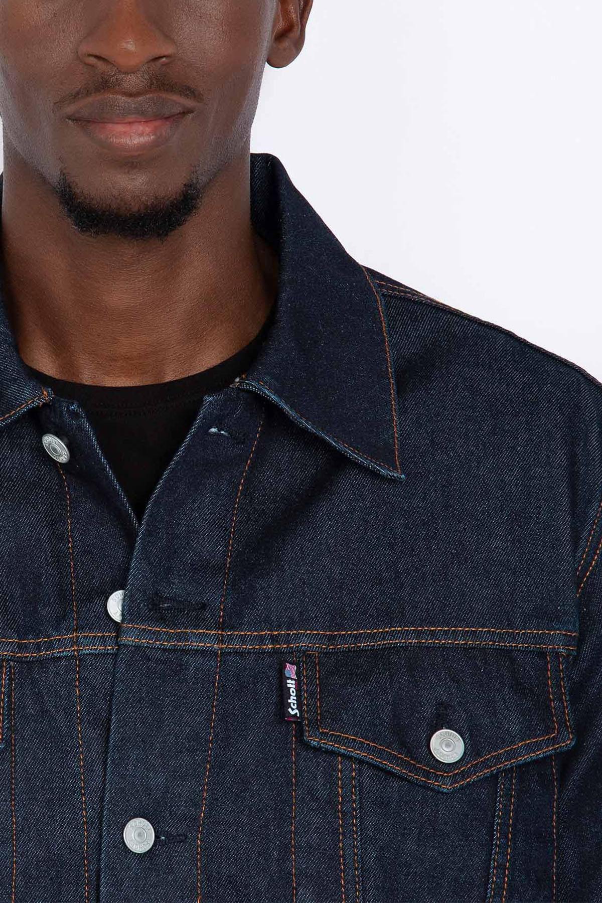 Cotton denim trucker jacket - Image n°2