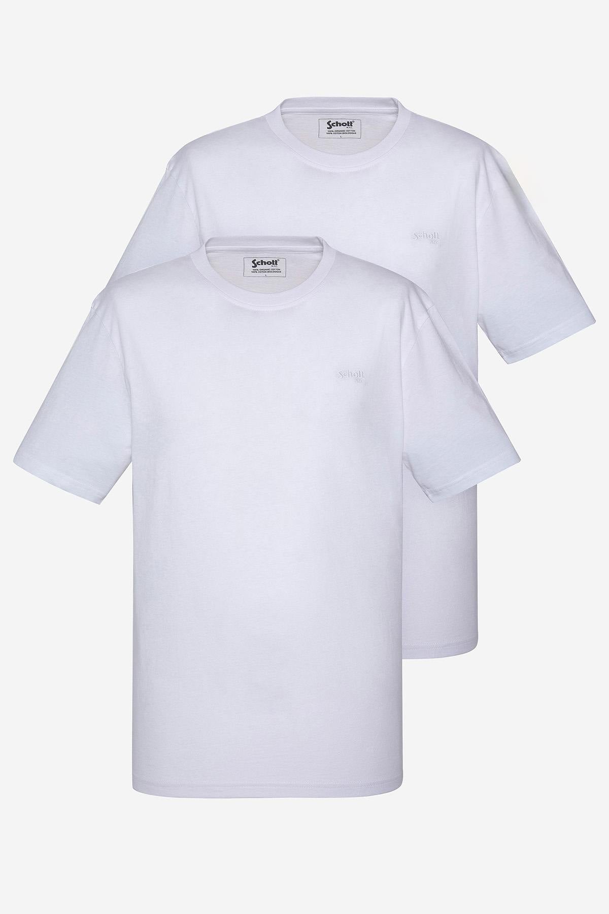 Pack of 2 white t-shirts - Image n°5