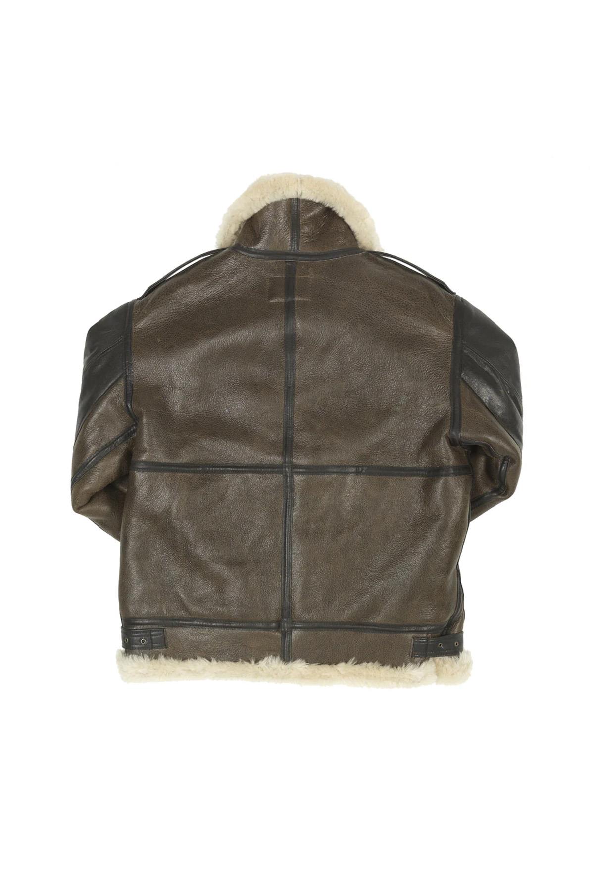 B-3 bomber jacket in shearling - Image n°7