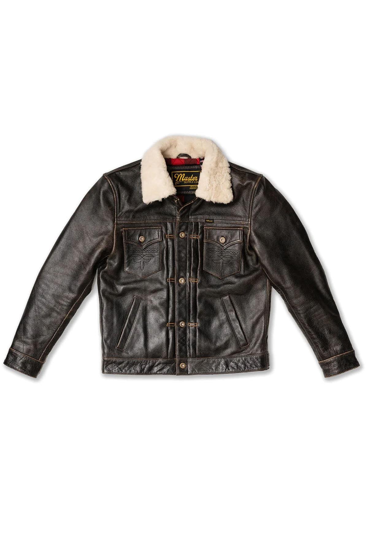 Vintage jacket with white fur collar - Image n°9