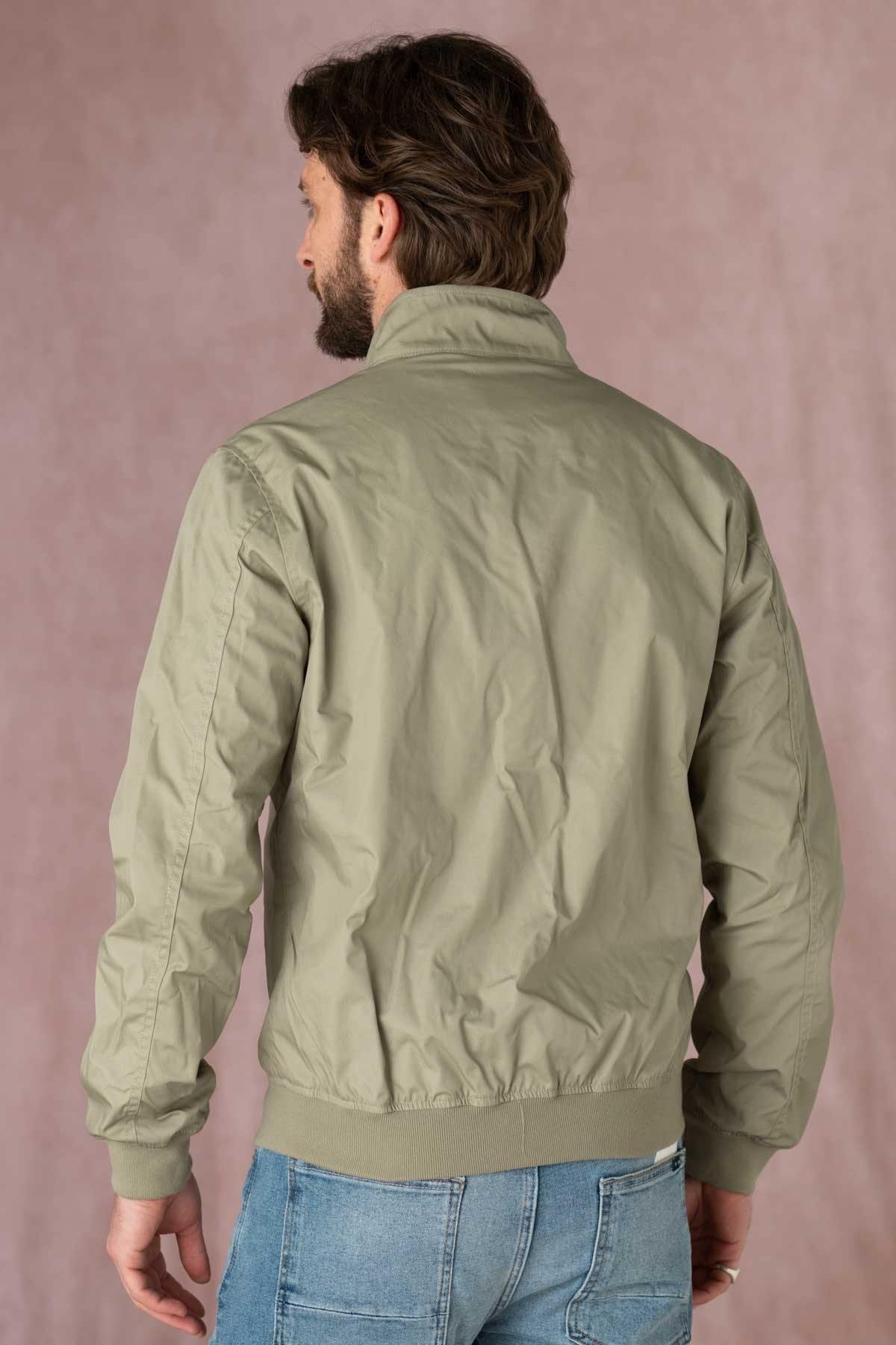 Khaki stardust jacket for men - Image n°10