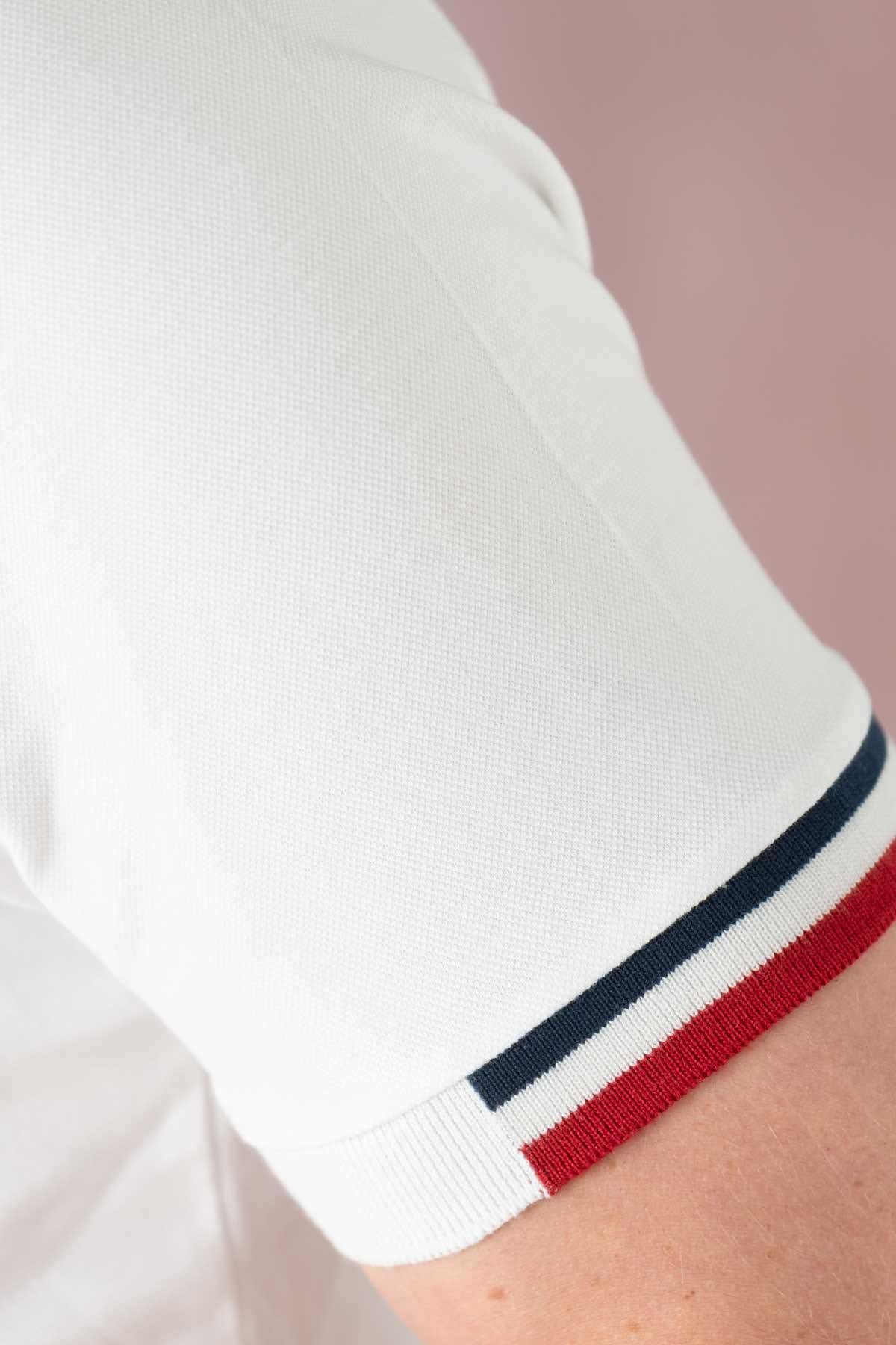 Patrouille de France white cotton polo shirt - Image n°6