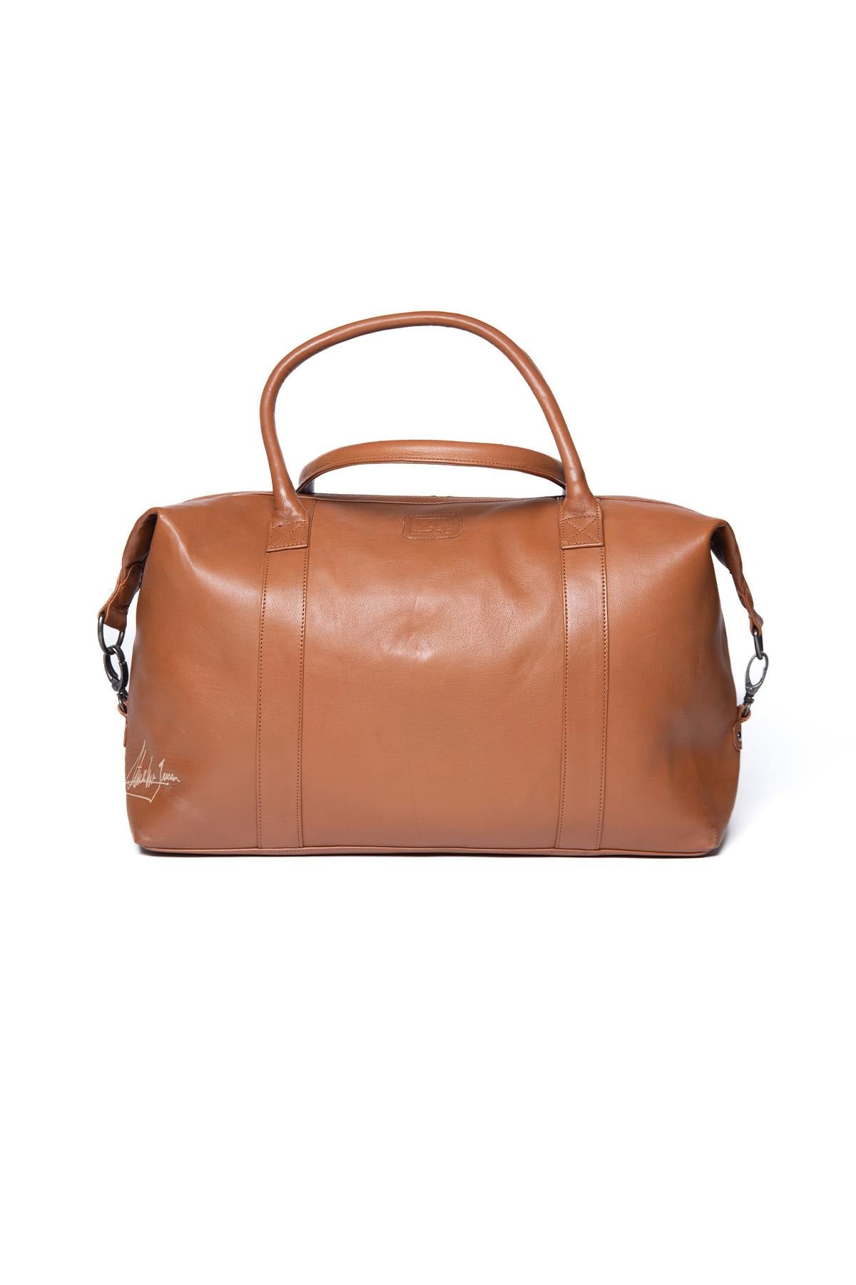 Camel racing universe leather travel bag - Image n°2