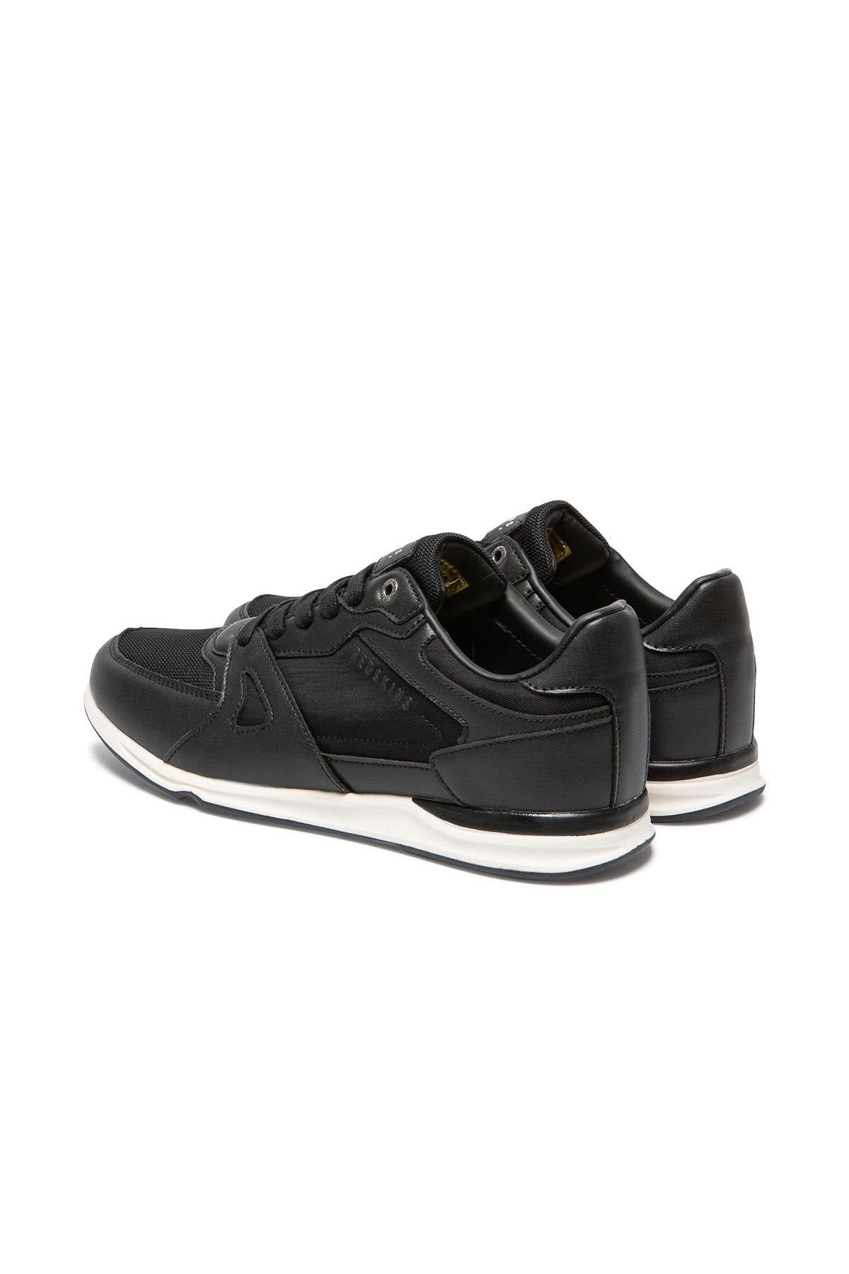 Black textile sneakers for men - Image n°2