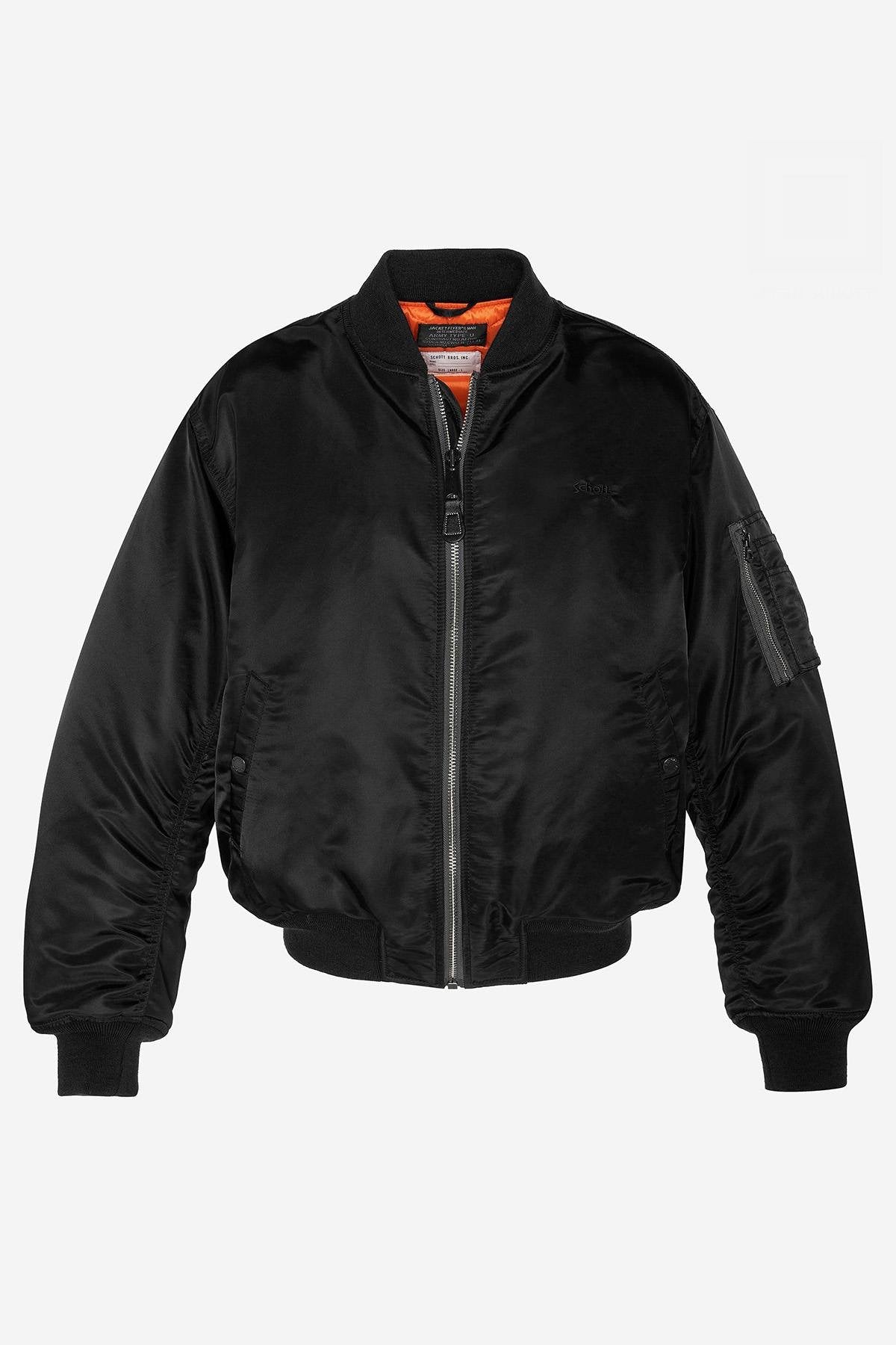 Black recycled nylon bombers - Image n°5