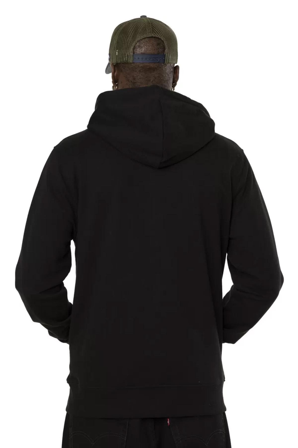 Black zipped hoodie - Image n°4