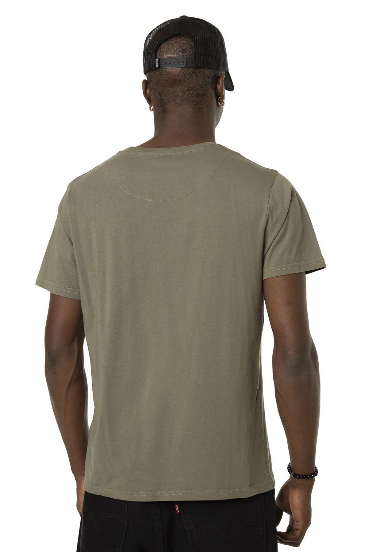 Khaki and black t-shirt - Image n°2