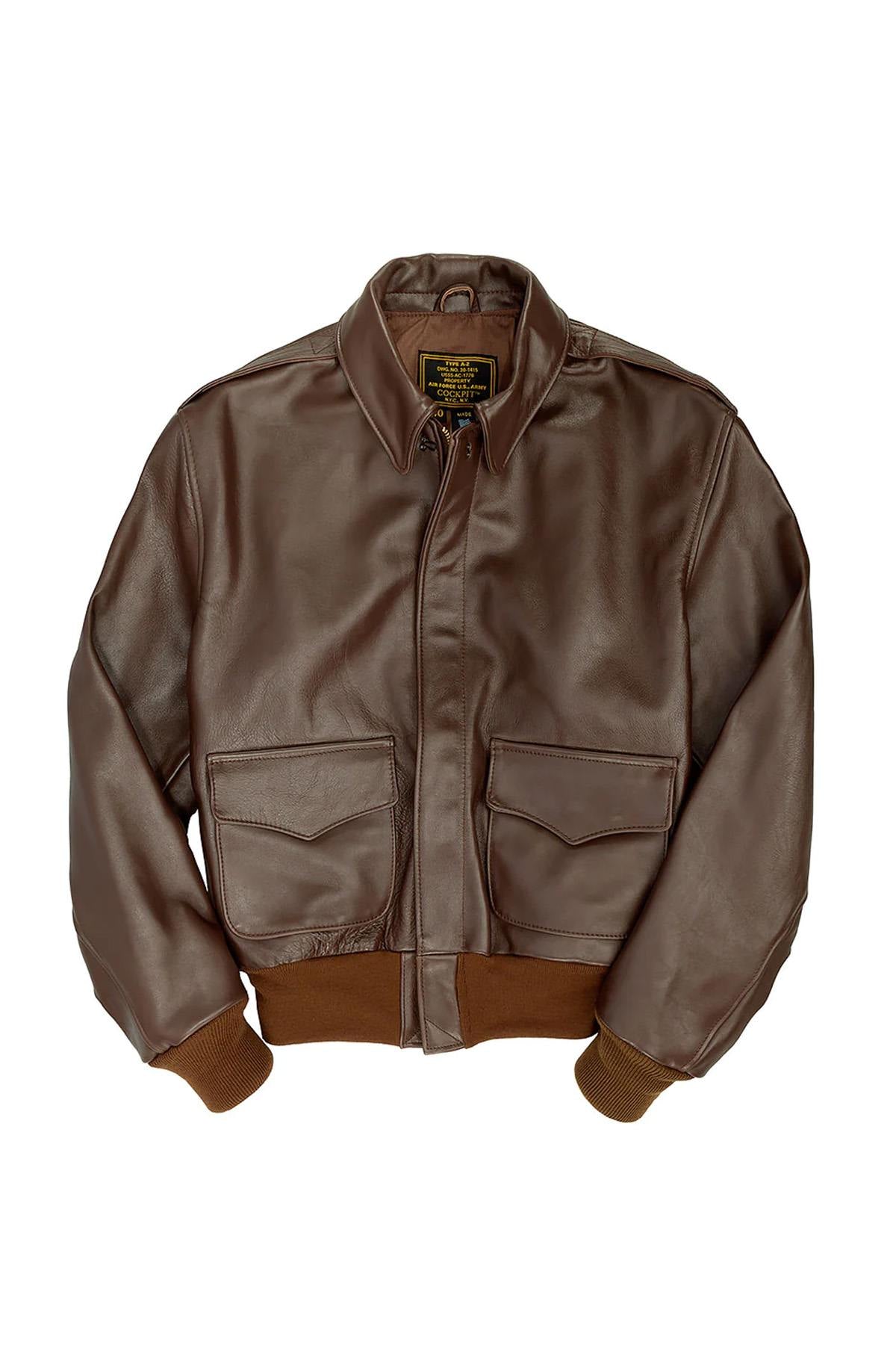 WWII-inspired leather pilot jacket - Image n°2