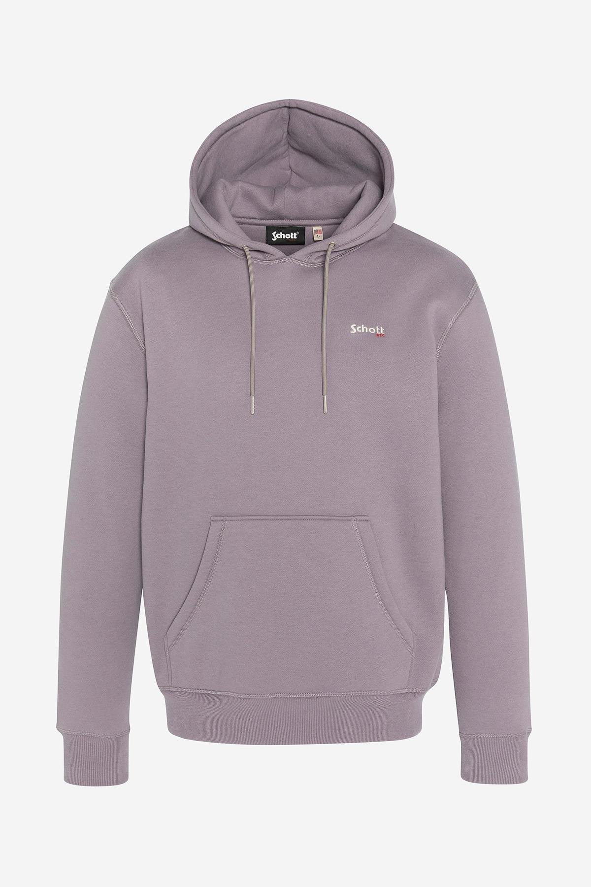 Lilac-colored hoodie - Image n°1