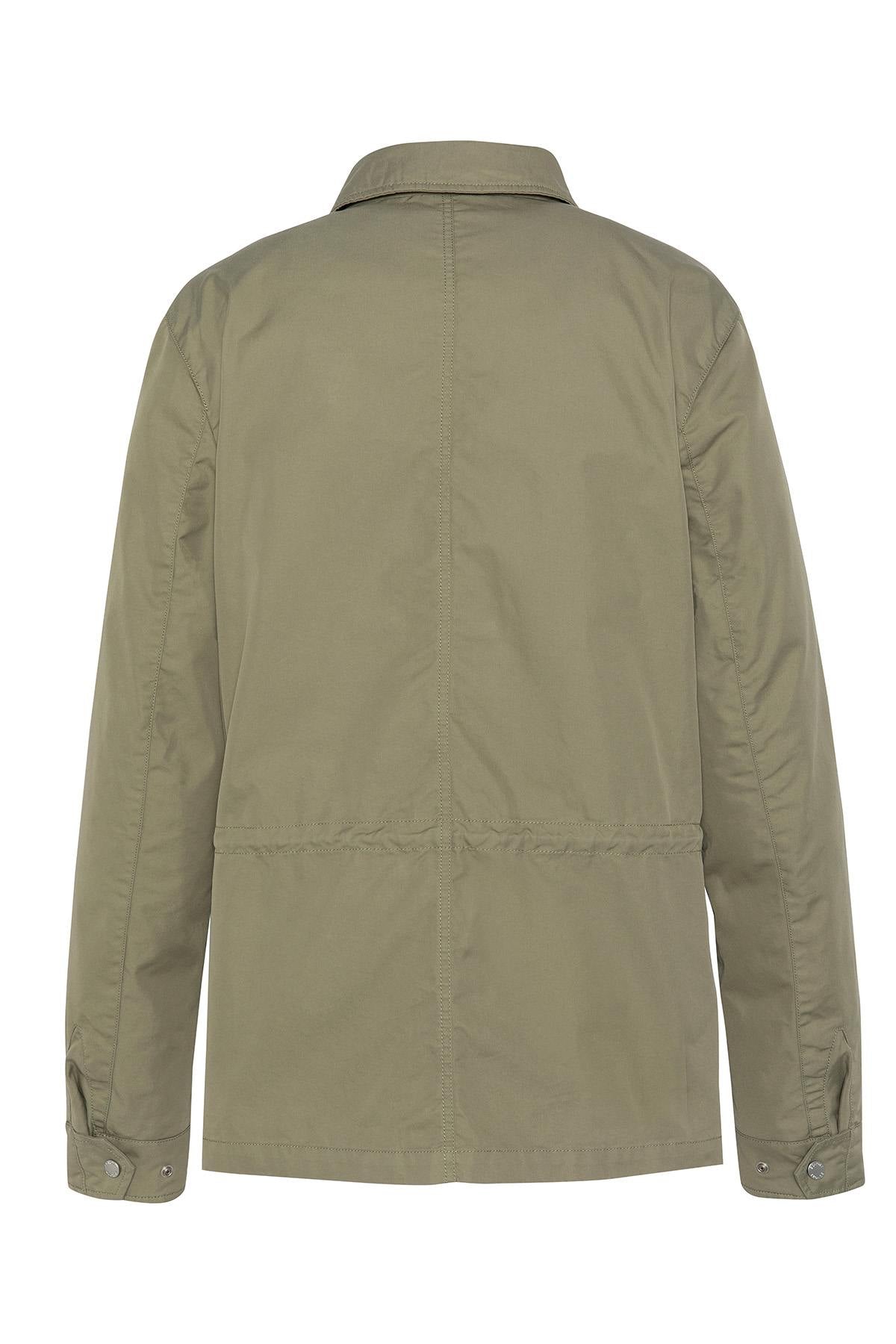 Sage khaki military jacket - Image n°7