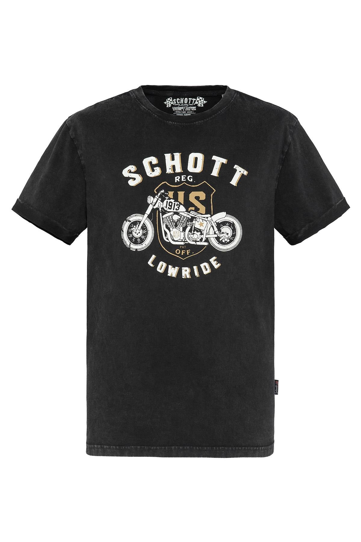 Black lowrider print t-shirt - Image n°1