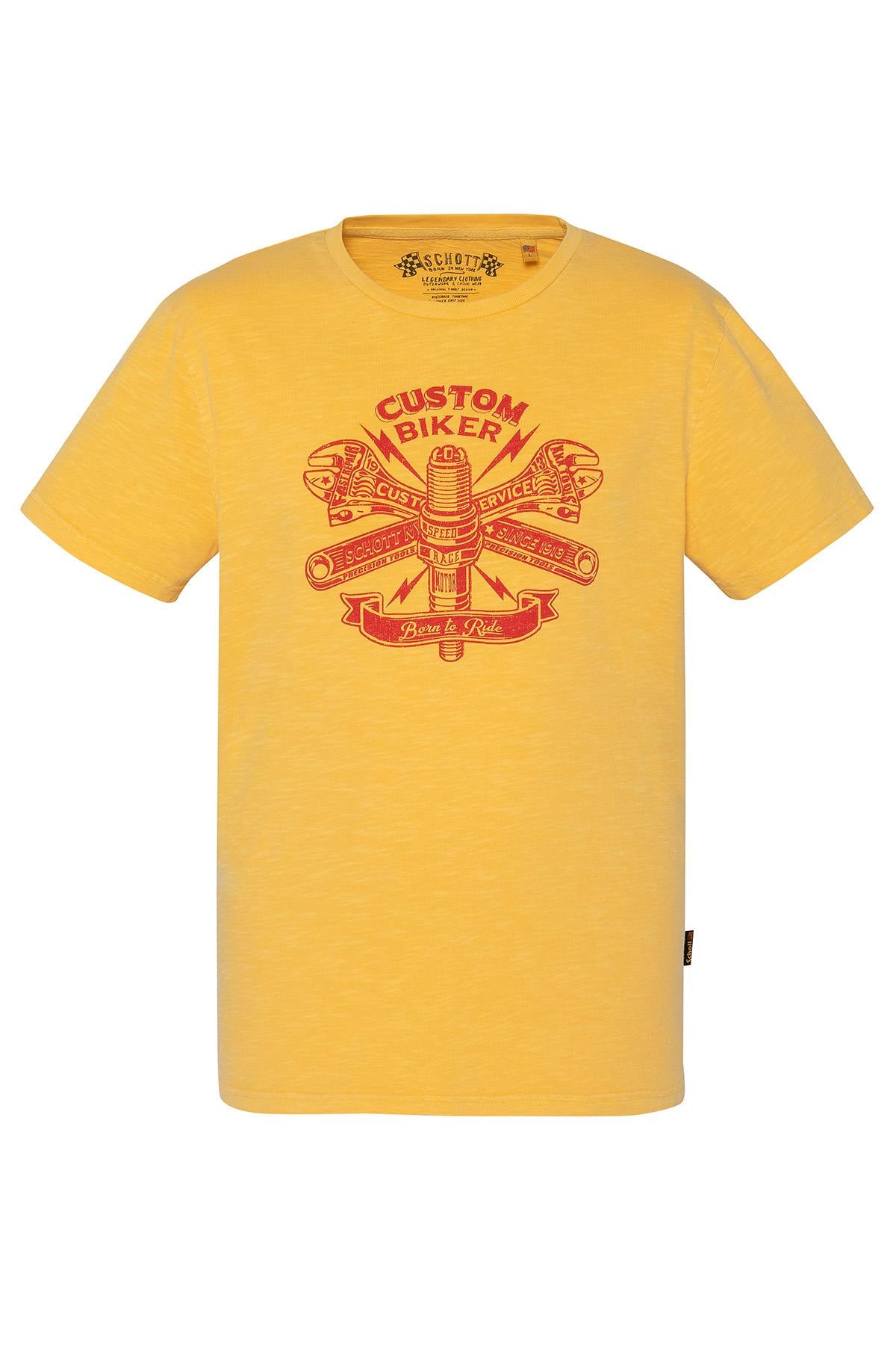 Yellow and red vintage style t-shirt - Image n°2