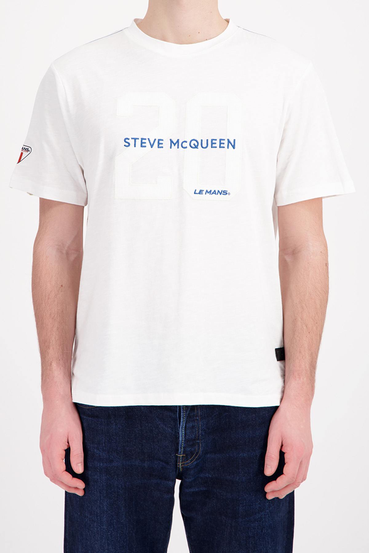 Steve McQueen ecru short-sleeved t-shirt - Image n°1