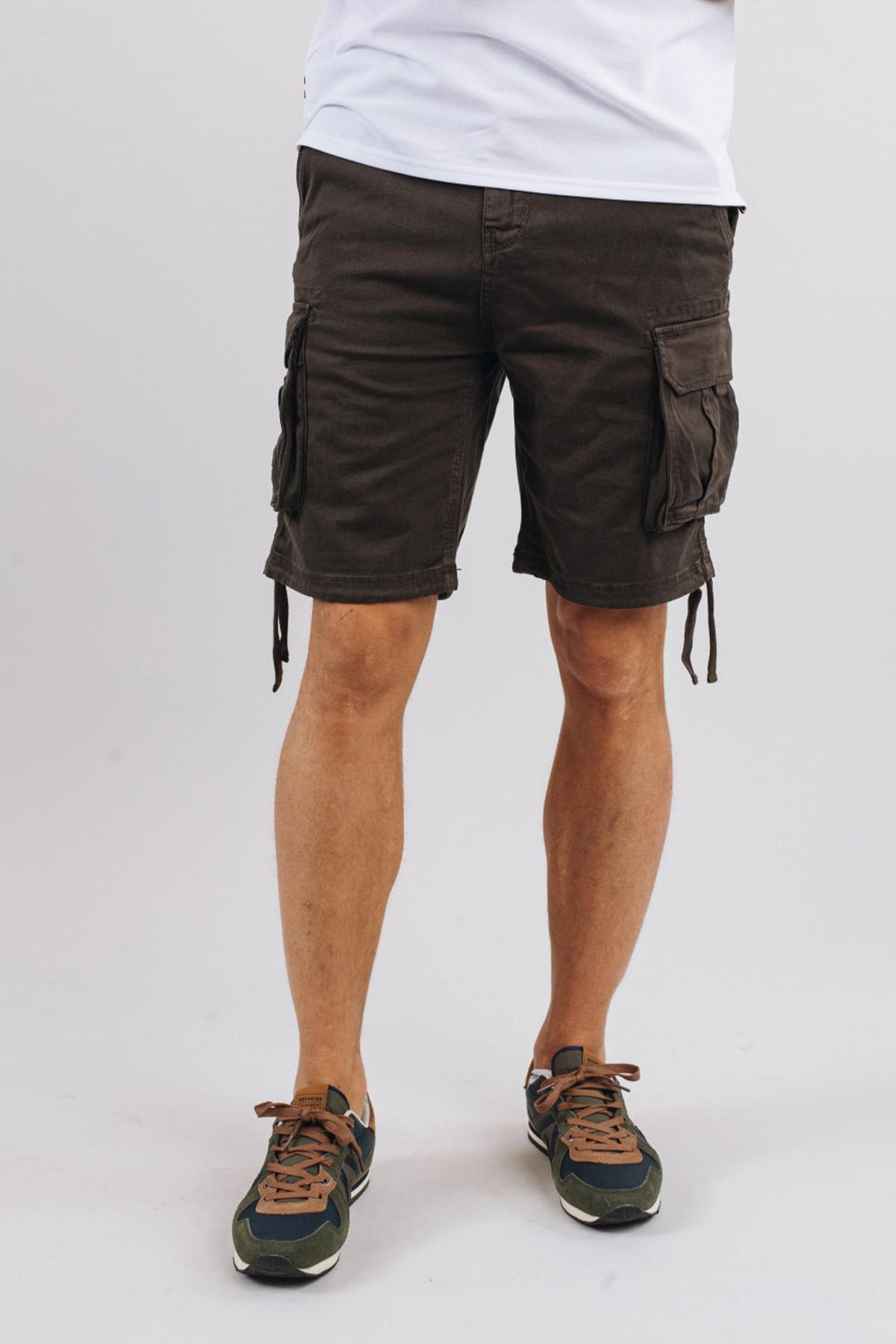 Patrouille de France khaki army shorts - Image n°1