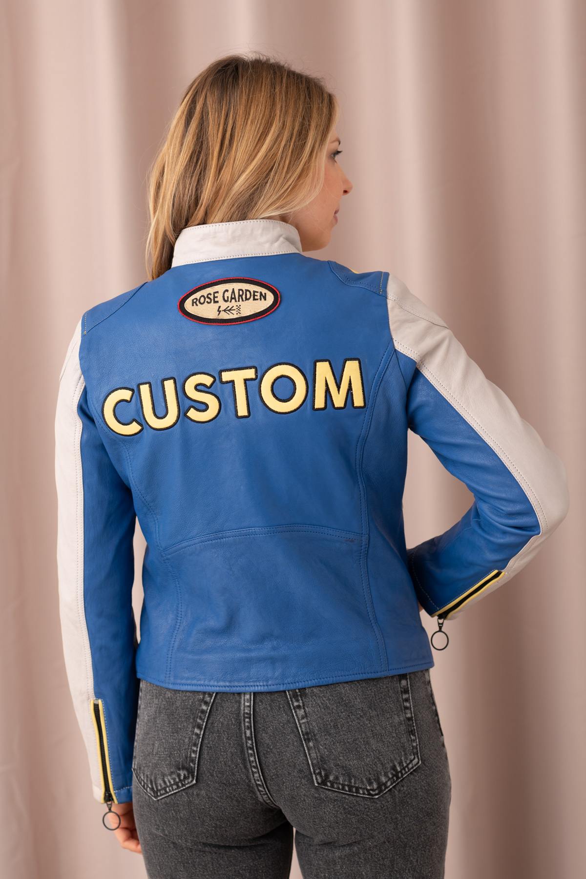 Women's racing leather jacket - Image n°3