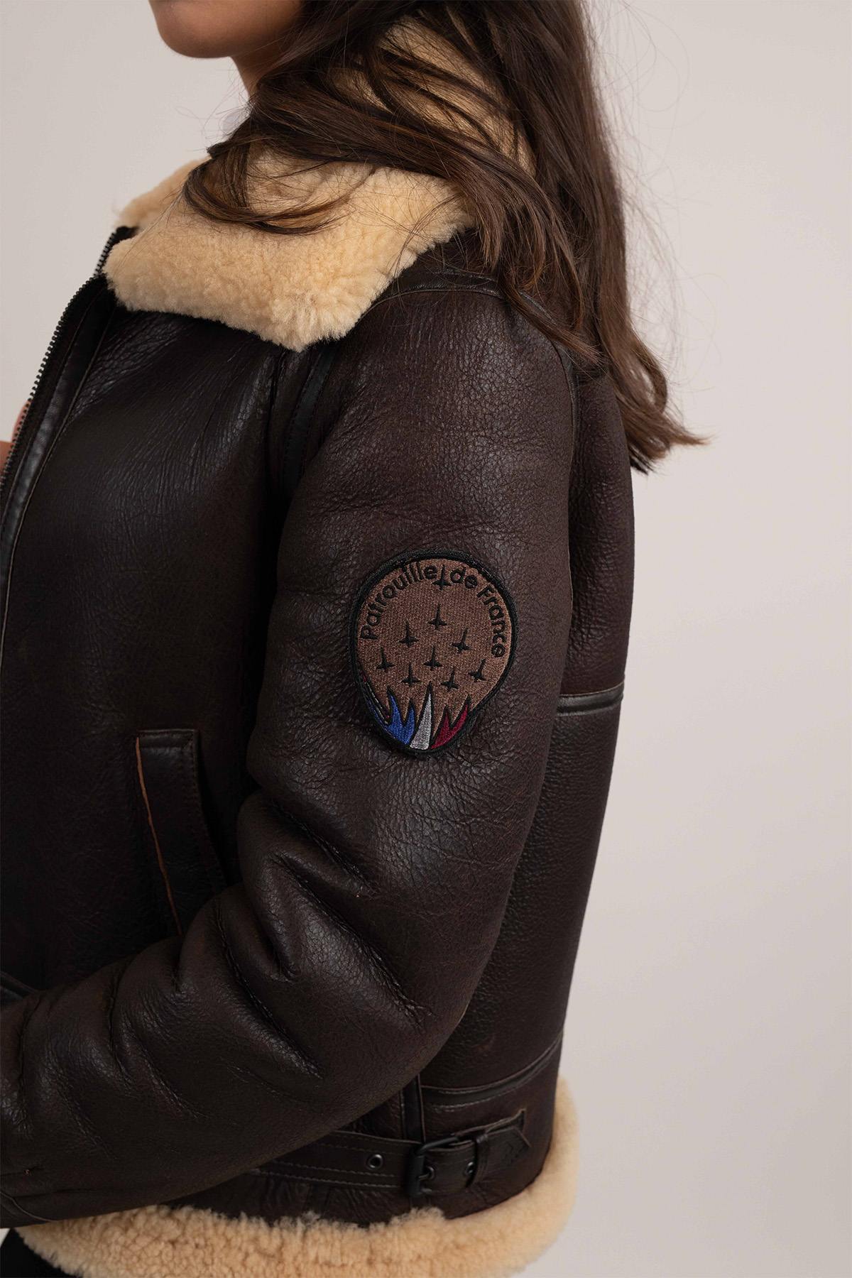 Patrouille de France sheepskin bomber - Image n°2