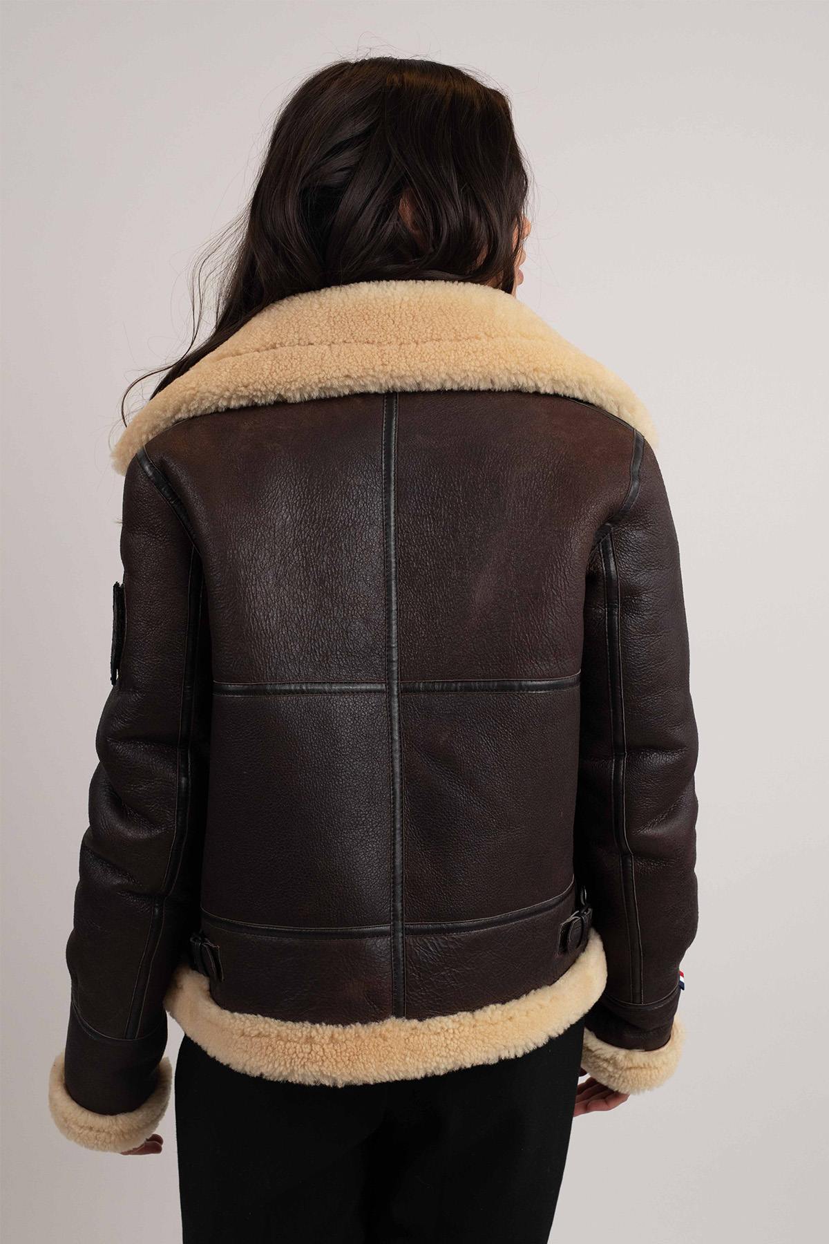 Patrouille de France sheepskin bomber - Image n°4