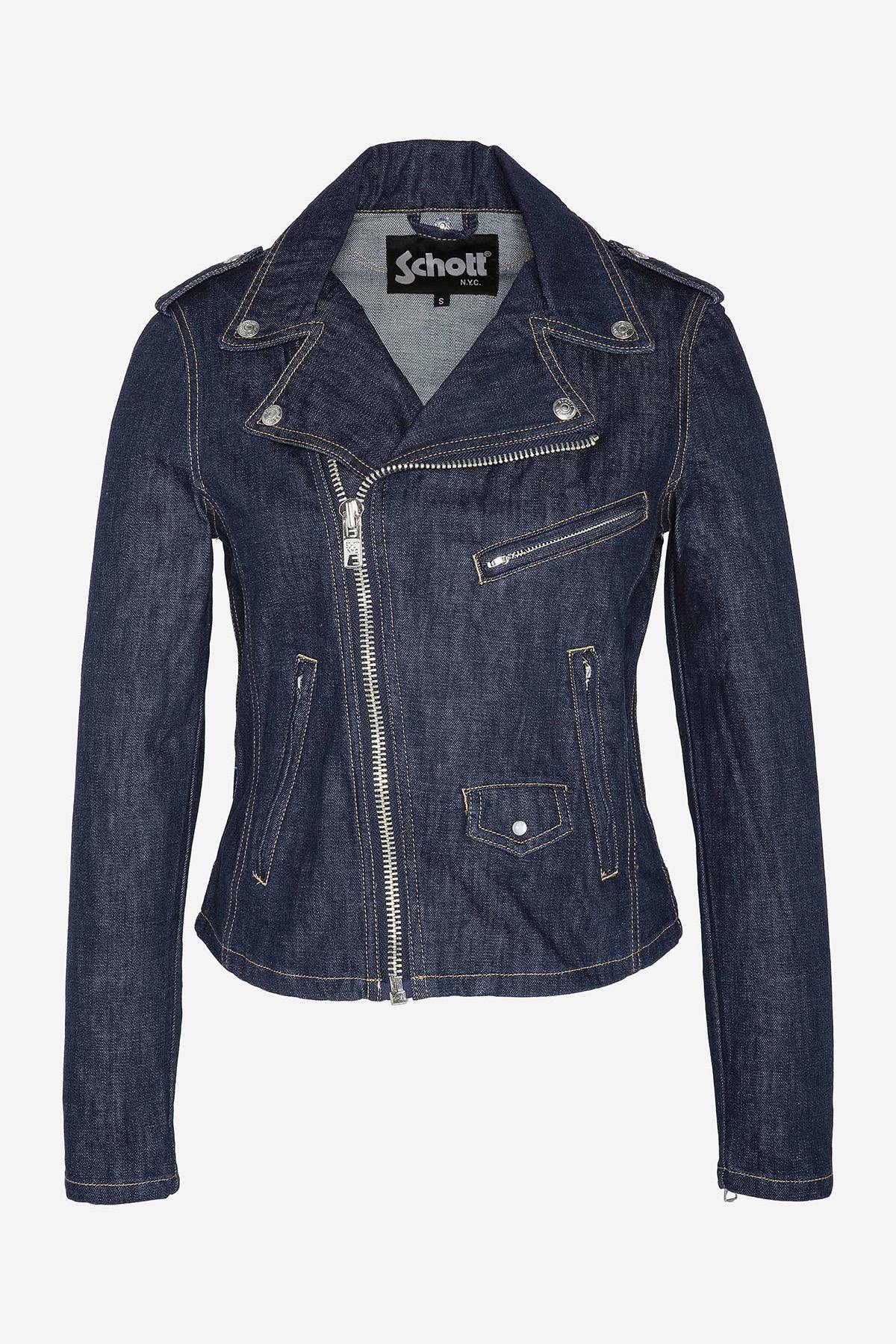 Perfecto jacket in indigo denim - Image n°3