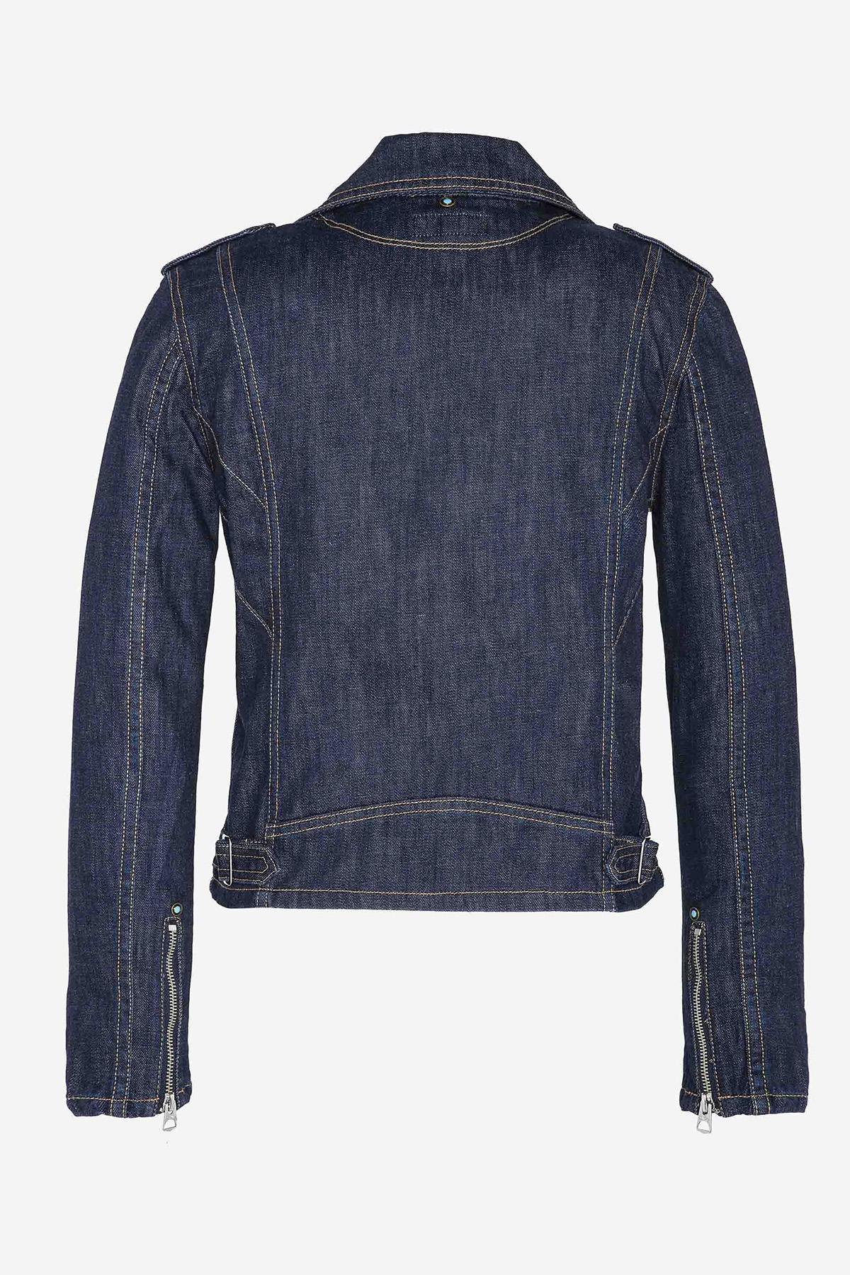 Perfecto jacket in indigo denim - Image n°4