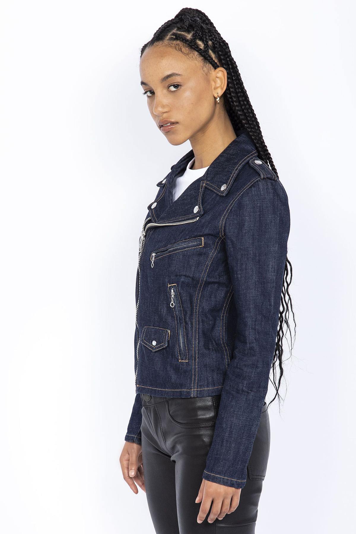 Perfecto jacket in indigo denim - Image n°2