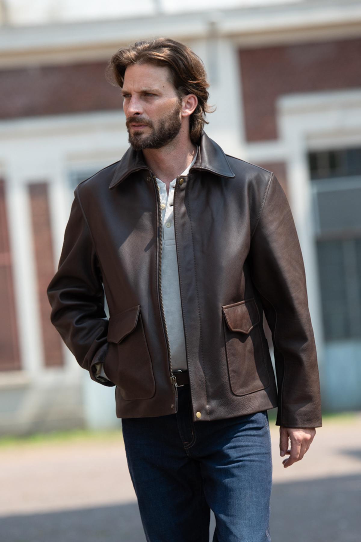 Vintage Indiana Jones Leather Jacket - Image n°5