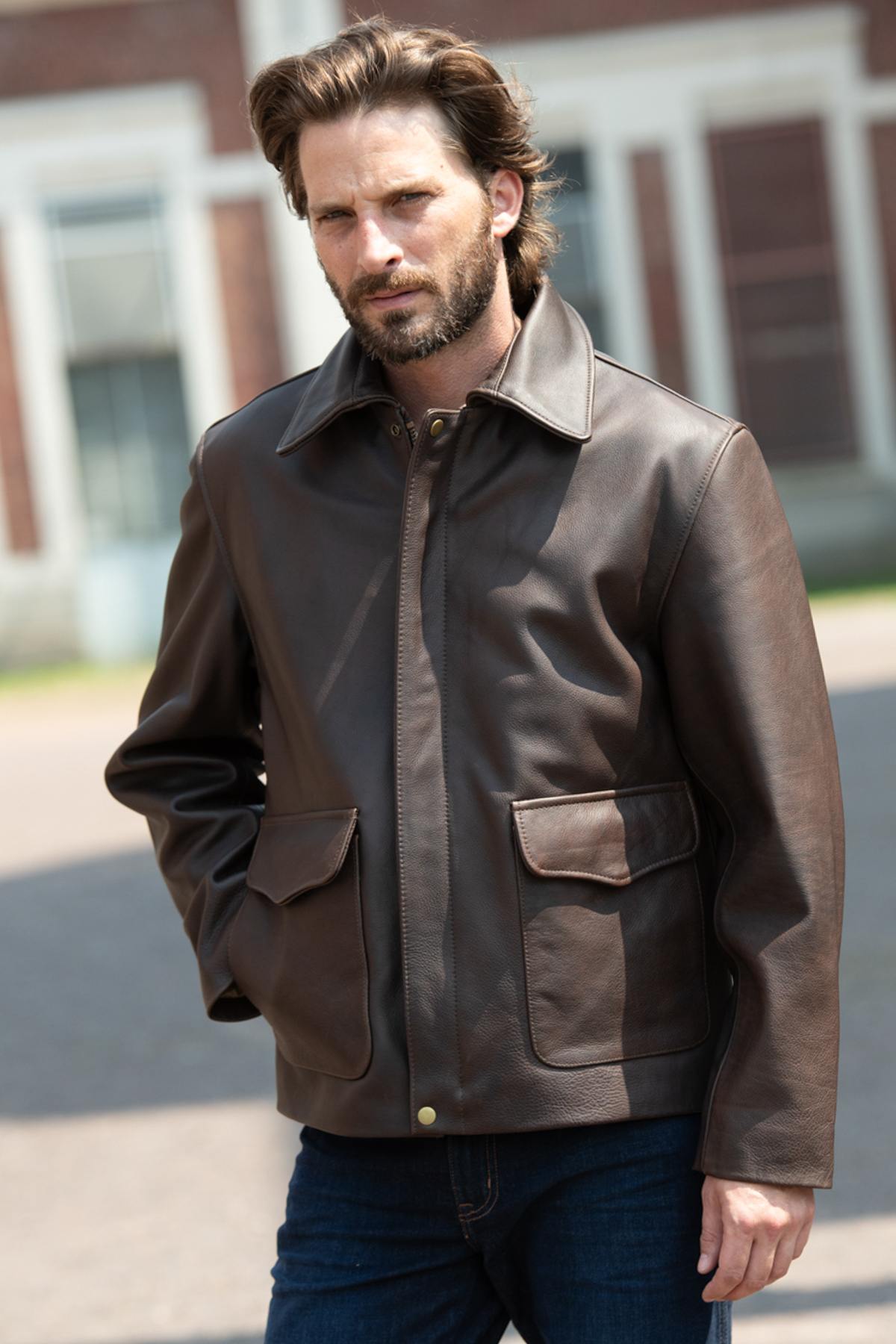 Vintage Indiana Jones Leather Jacket - Image n°7