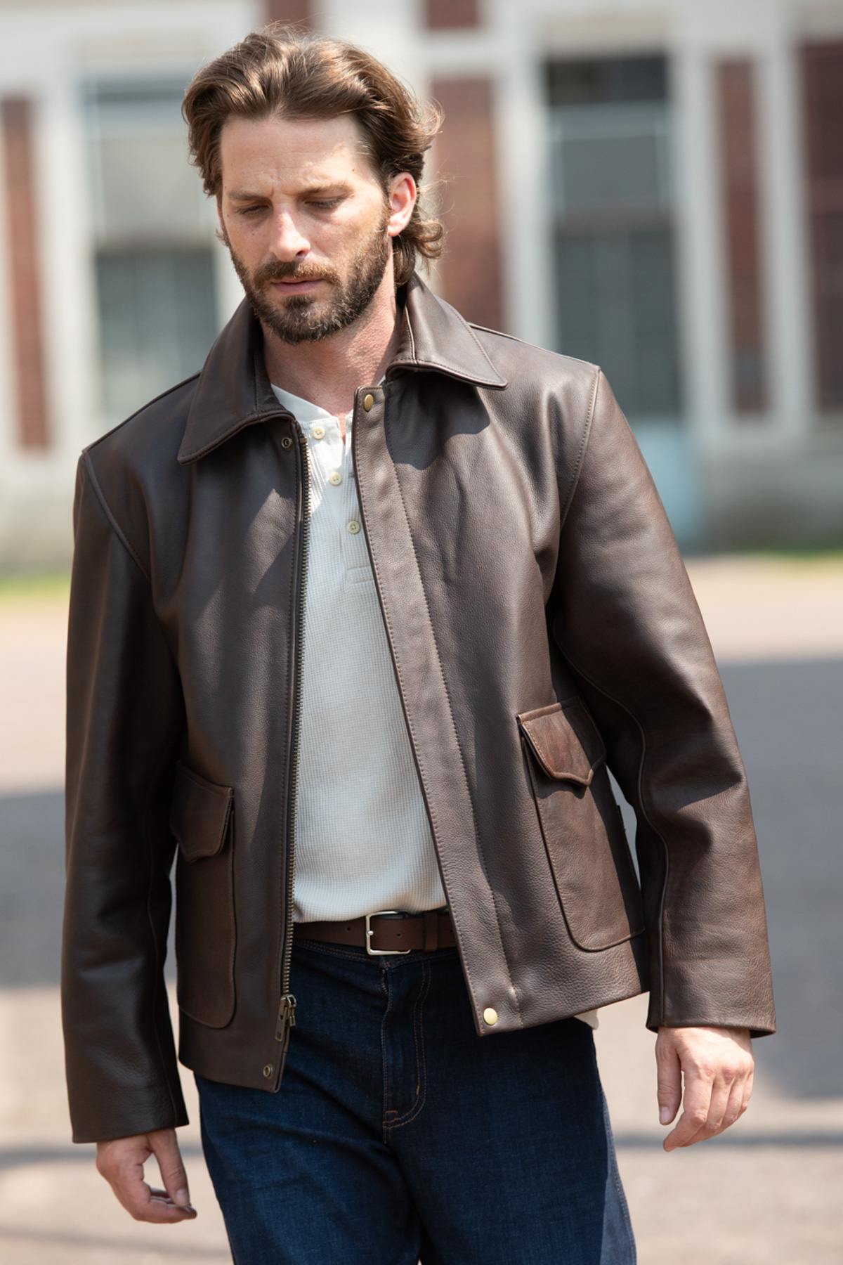 Vintage Indiana Jones Leather Jacket - Image n°11