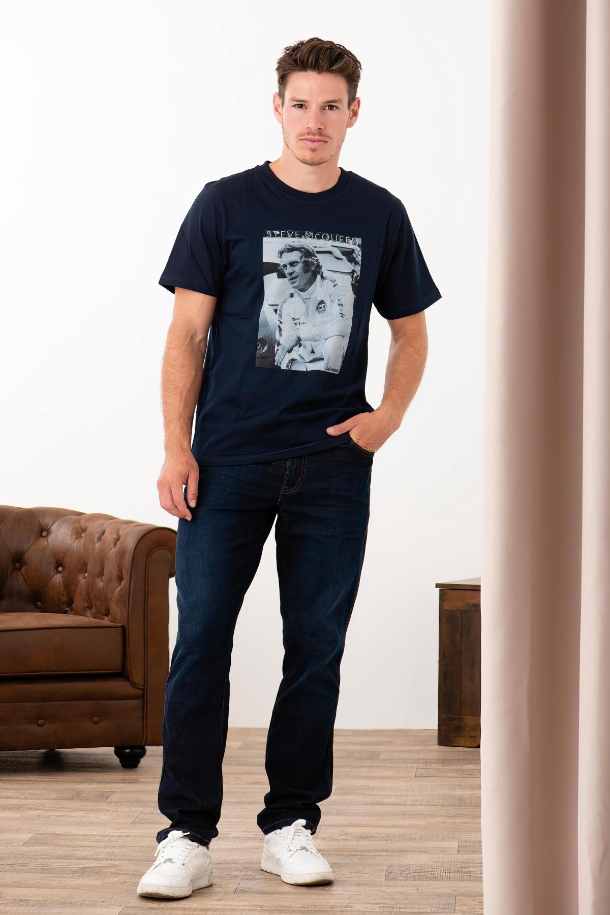 Steve McQueen photo print cotton T-shirt - Image n°3