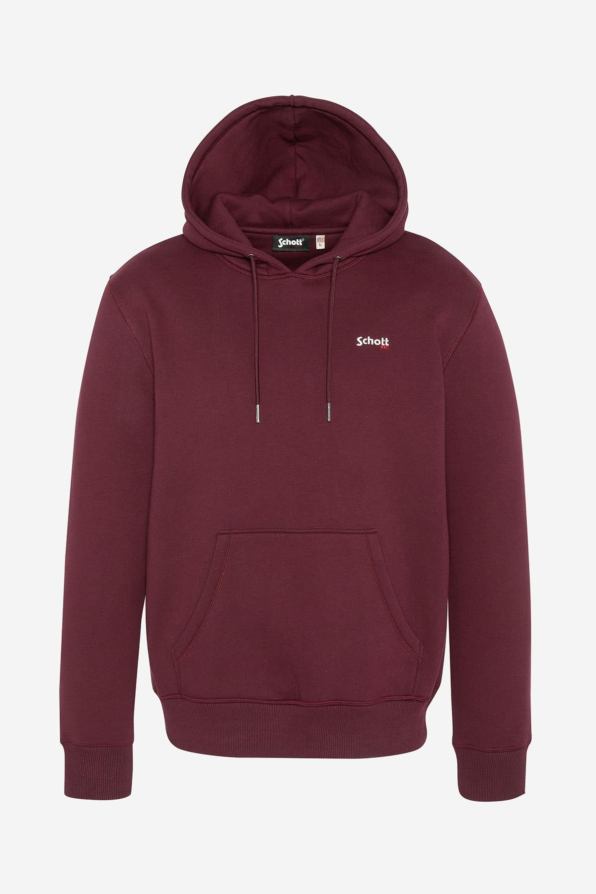 Burgundy hoodie - Image n°2