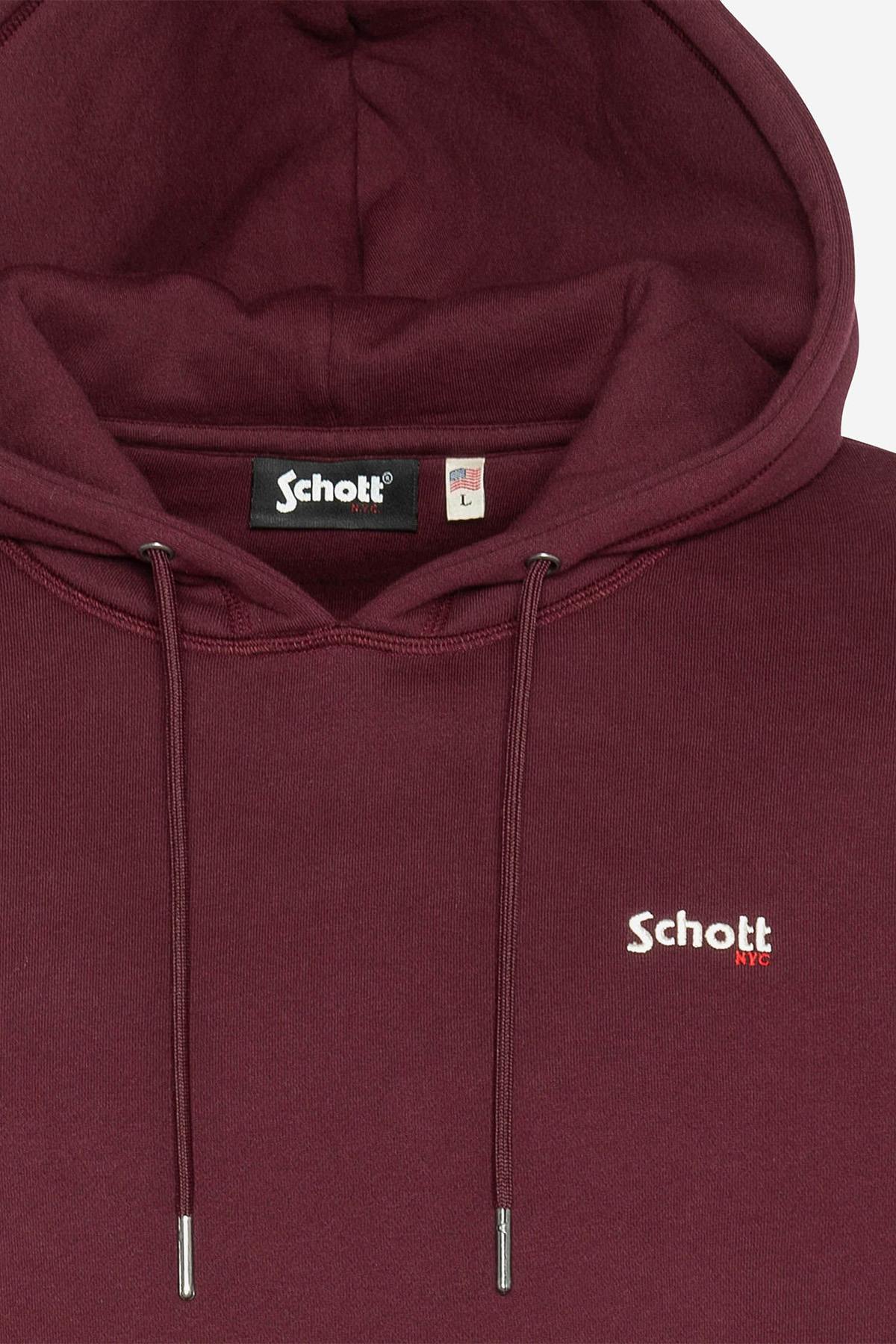 Burgundy hoodie - Image n°6