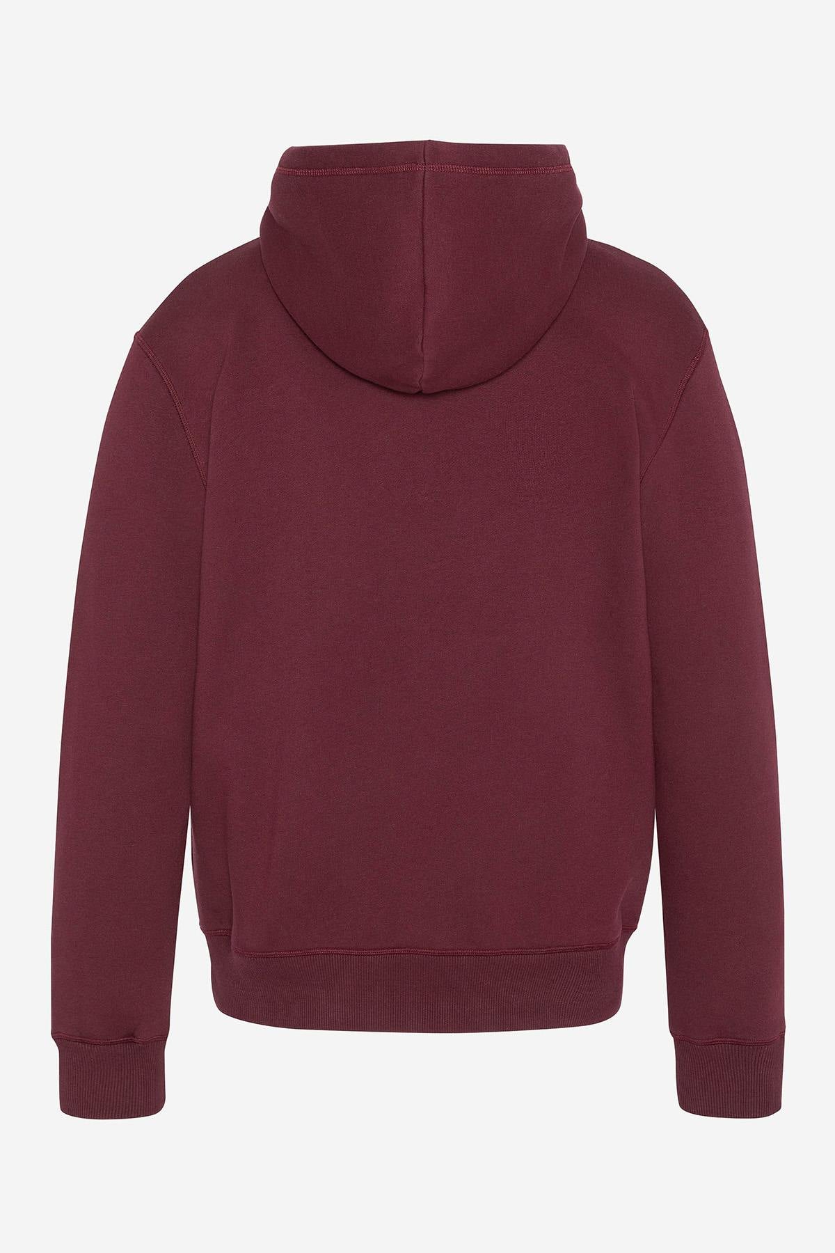 Burgundy hoodie - Image n°4