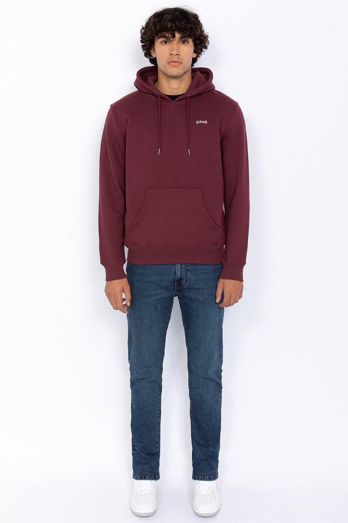 Burgundy hoodie - Image n°5