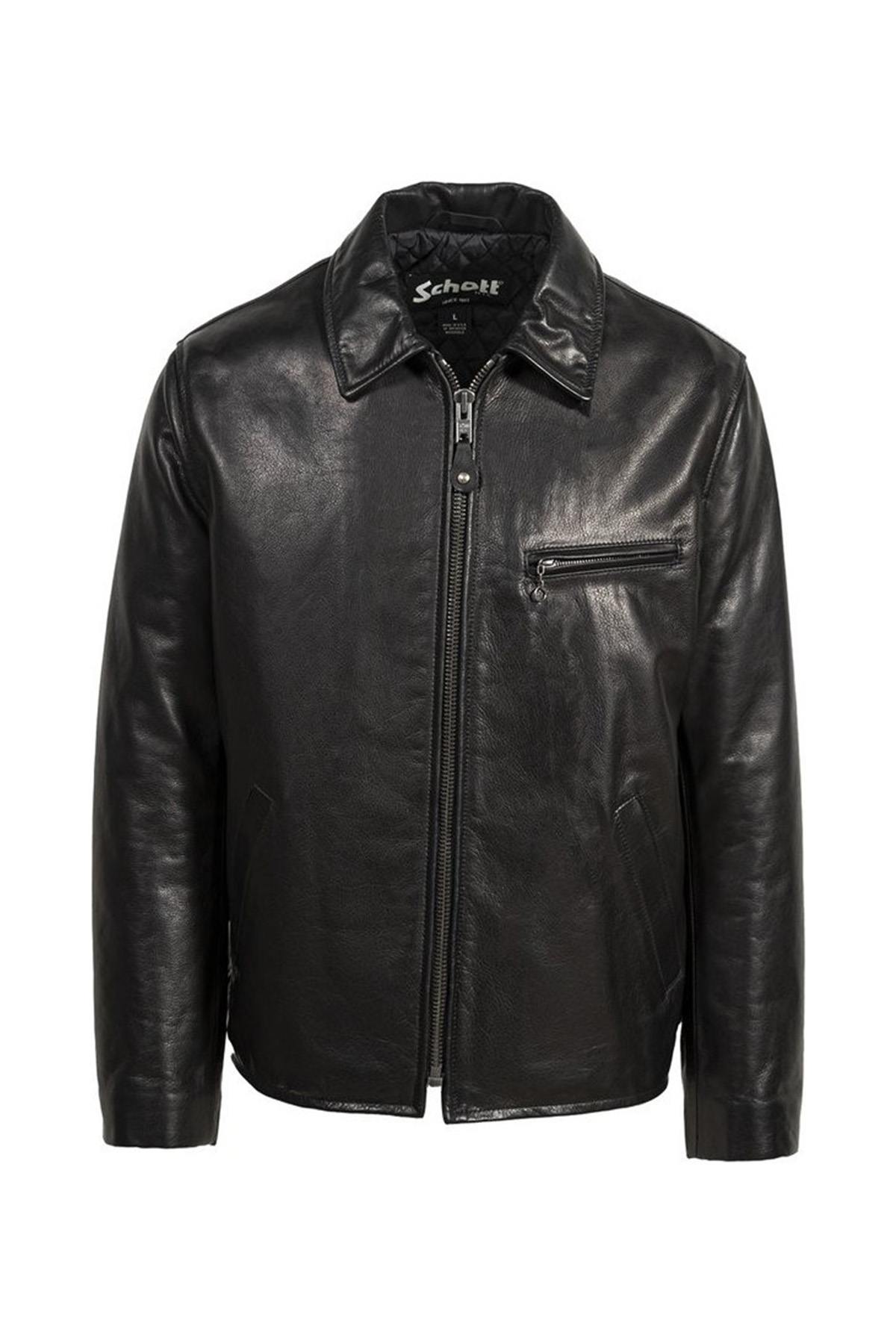 Cowhide leather jacket made in USA - Image n°2