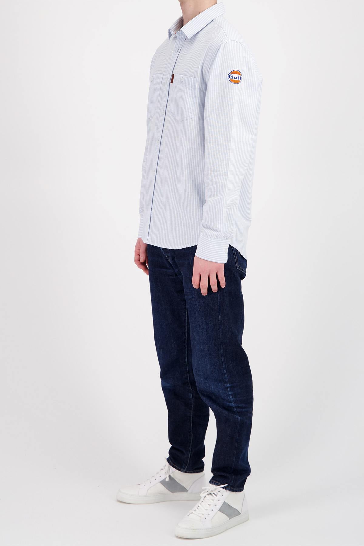 Gulf light blue shirt - Image n°5