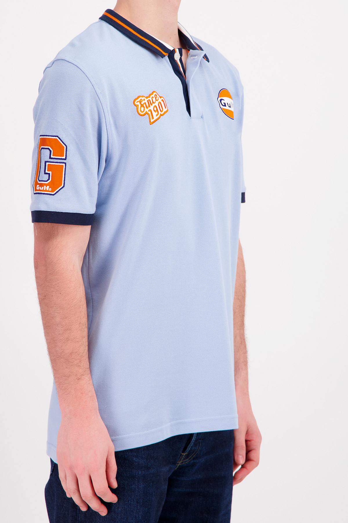 Light blue Gulf polo shirt - Image n°2