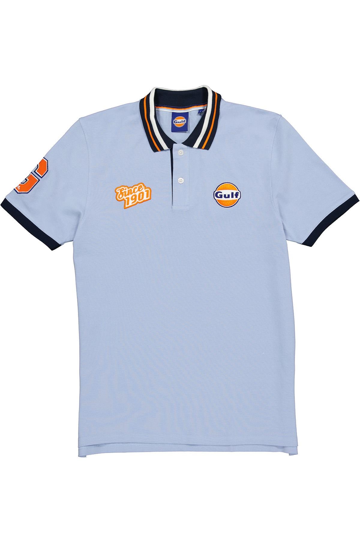 Light blue Gulf polo shirt - Image n°5