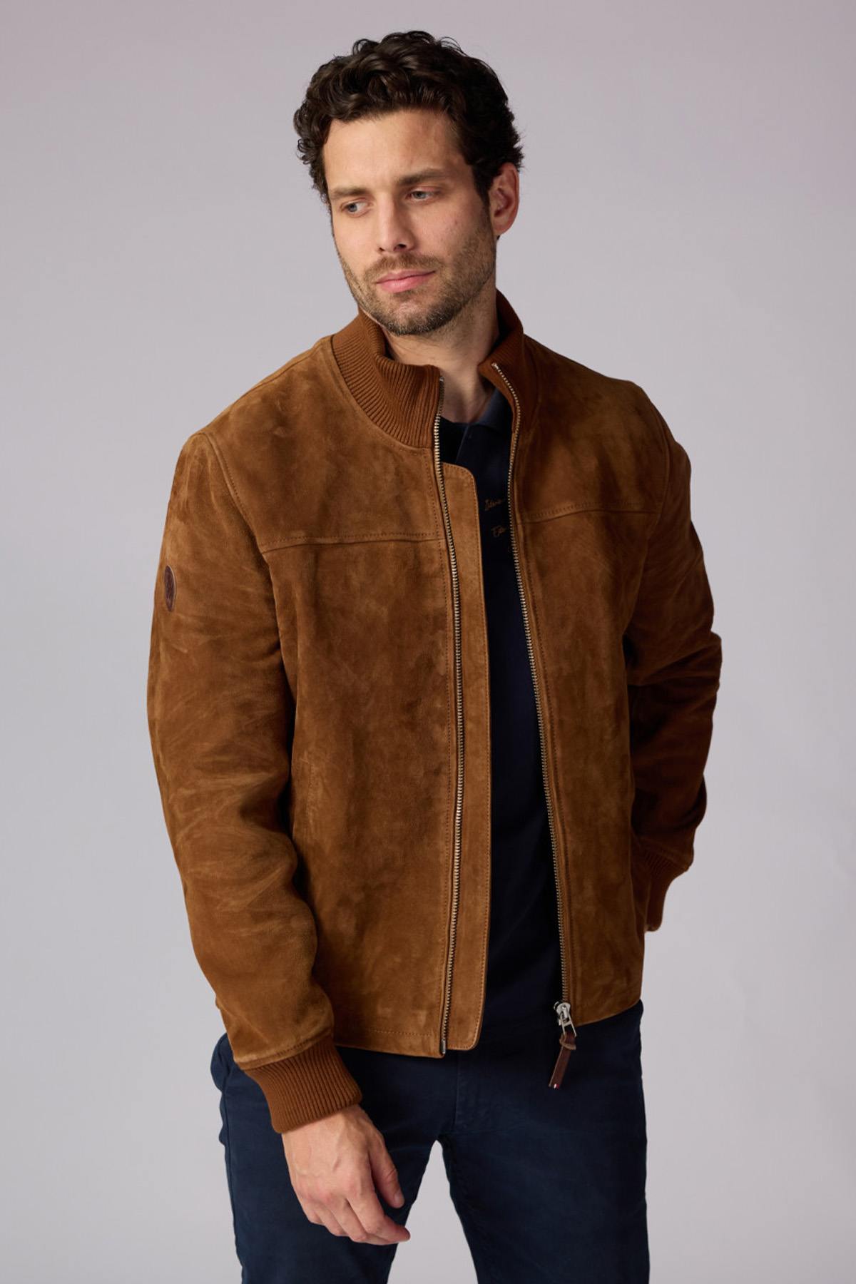 Camel teddy in suede leather Patrouille de France - Image n°7