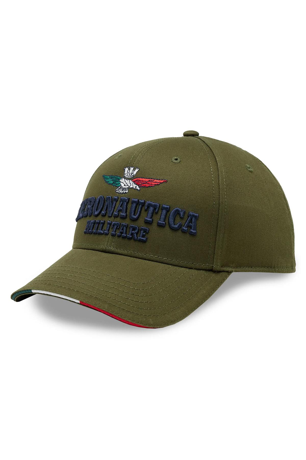 Aeronautica Khaki Polyester Cap - Image n°1