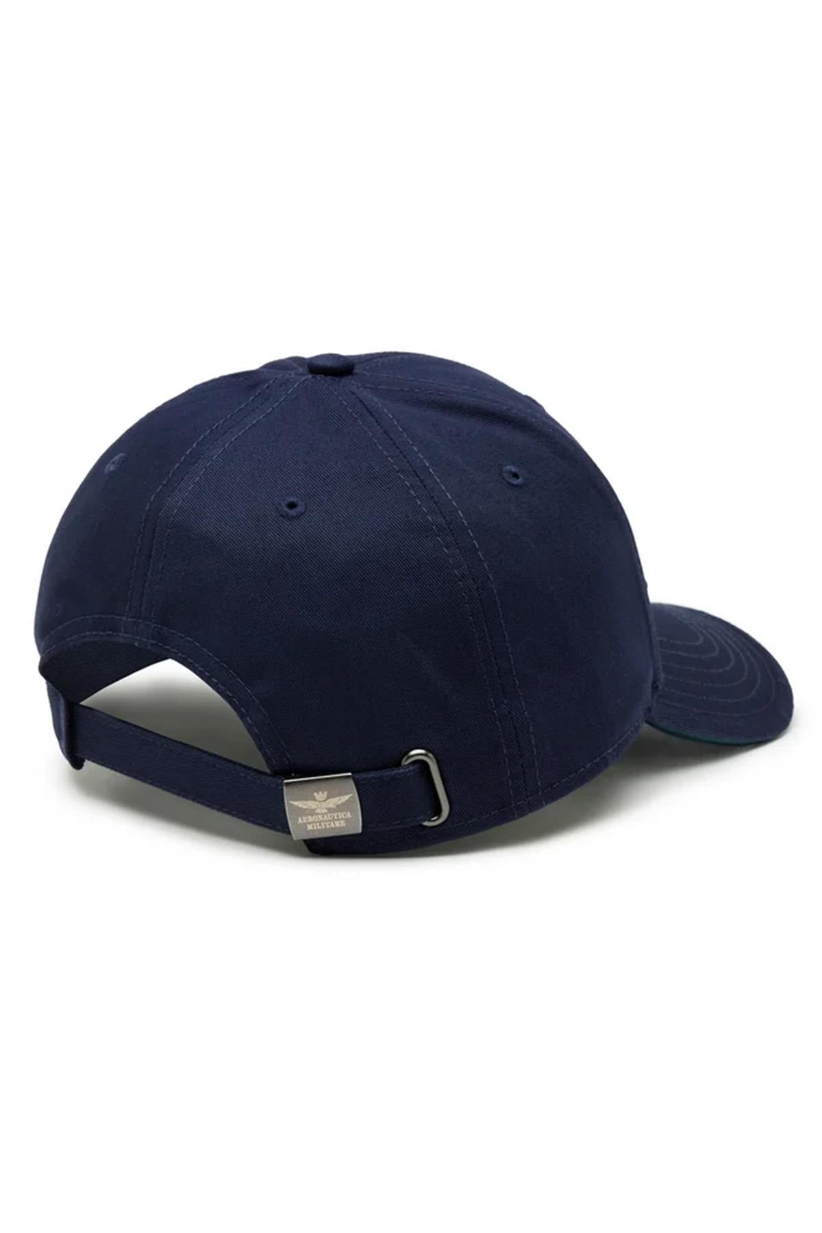 Aeronautica Navy Blue Polyester Cap - Image n°2