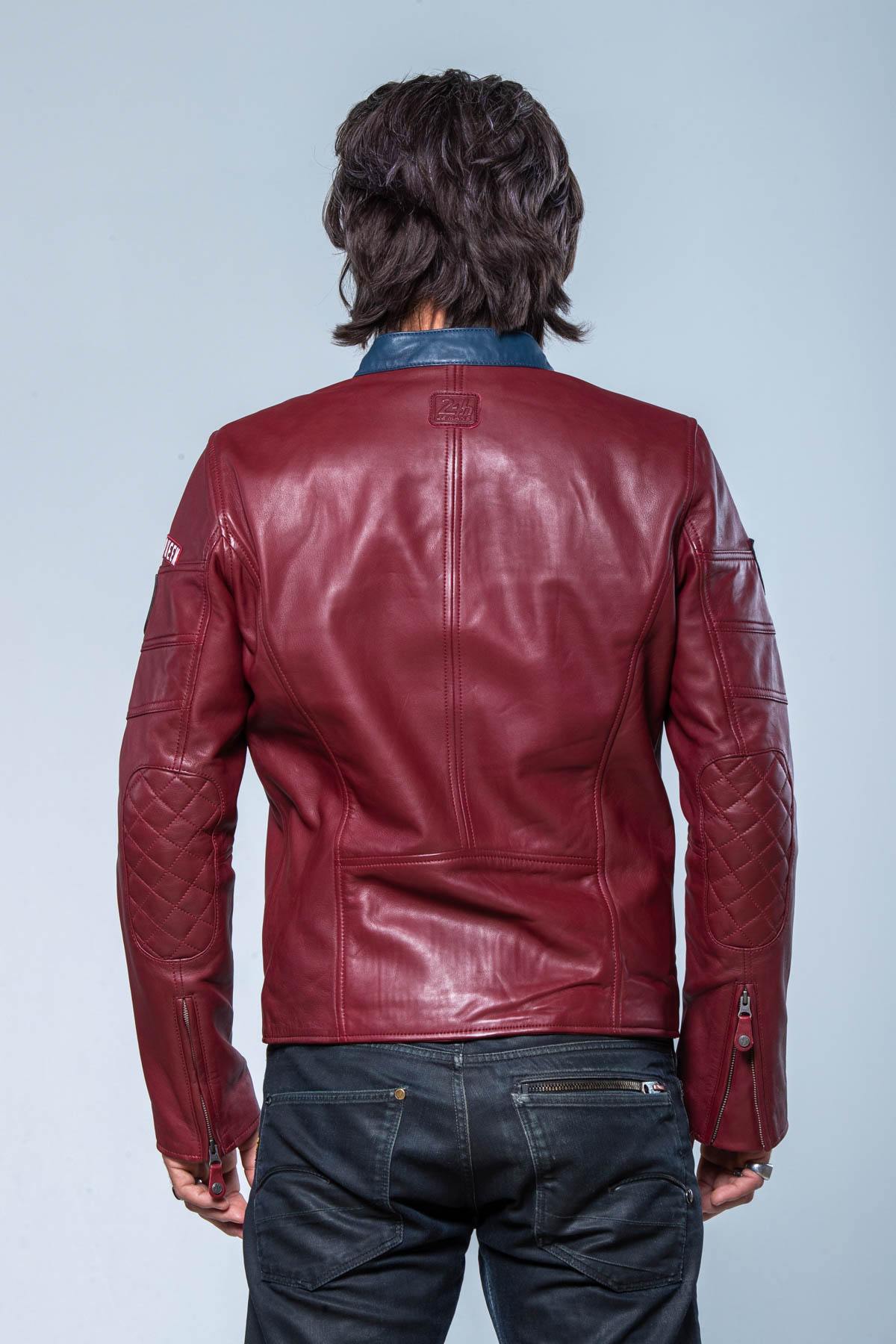 Steve McQueen red leather jacket 1971 - Image n°3