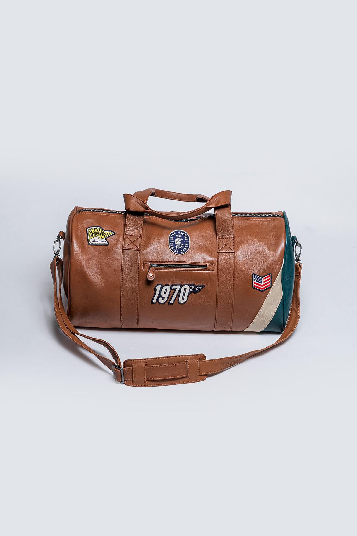 Steve McQueen vintage brown leather bag - Image n°3