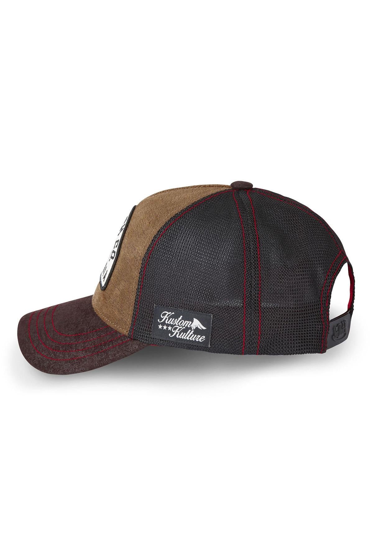 Brown trucker cap for men - Image n°2