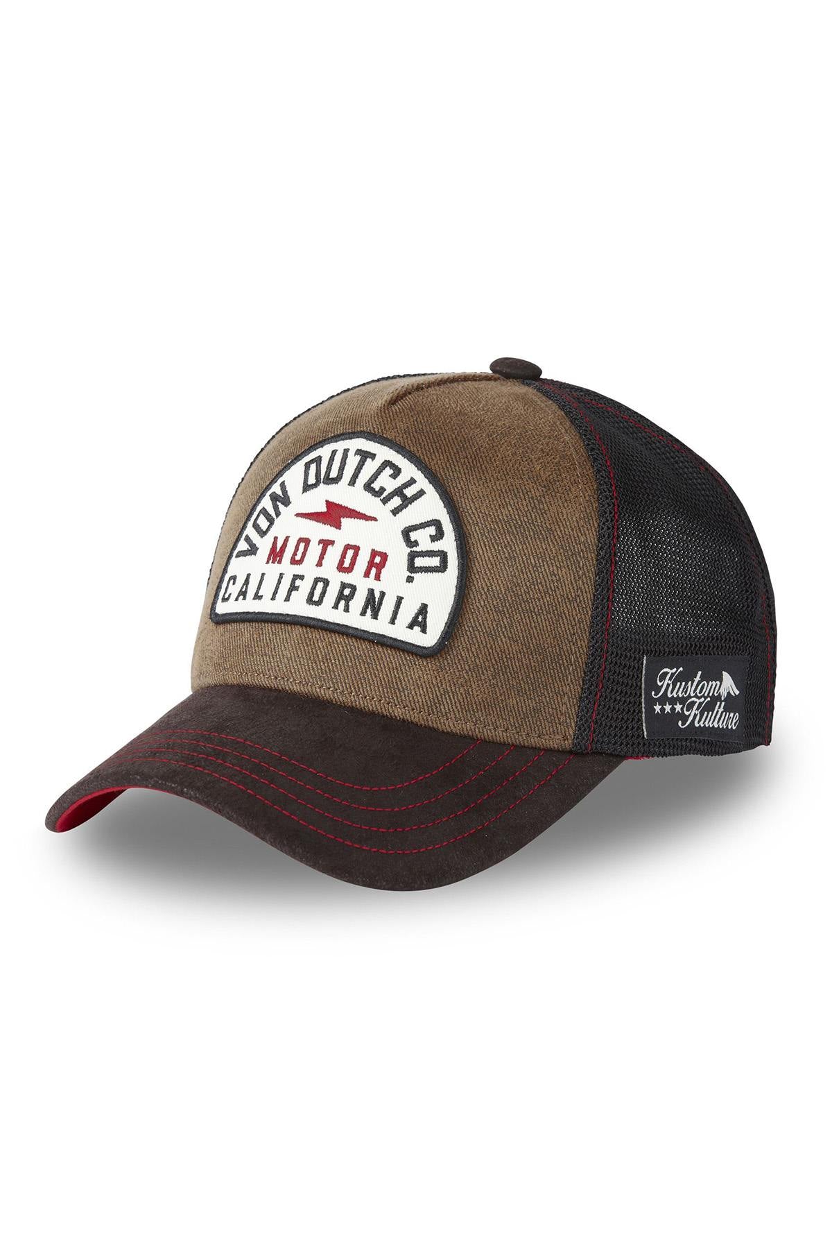 Brown trucker cap for men - Image n°1