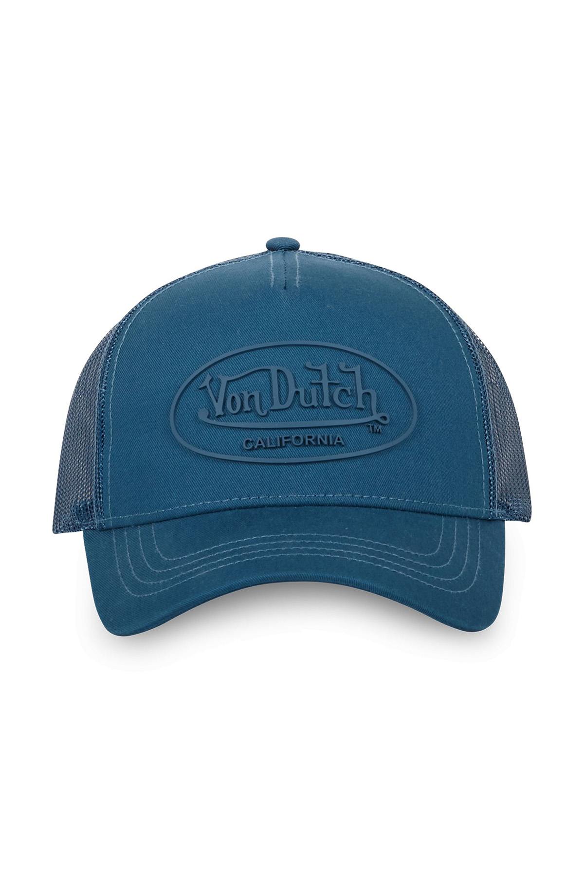 Blue tone-on-tone trucker cap - Image n°4